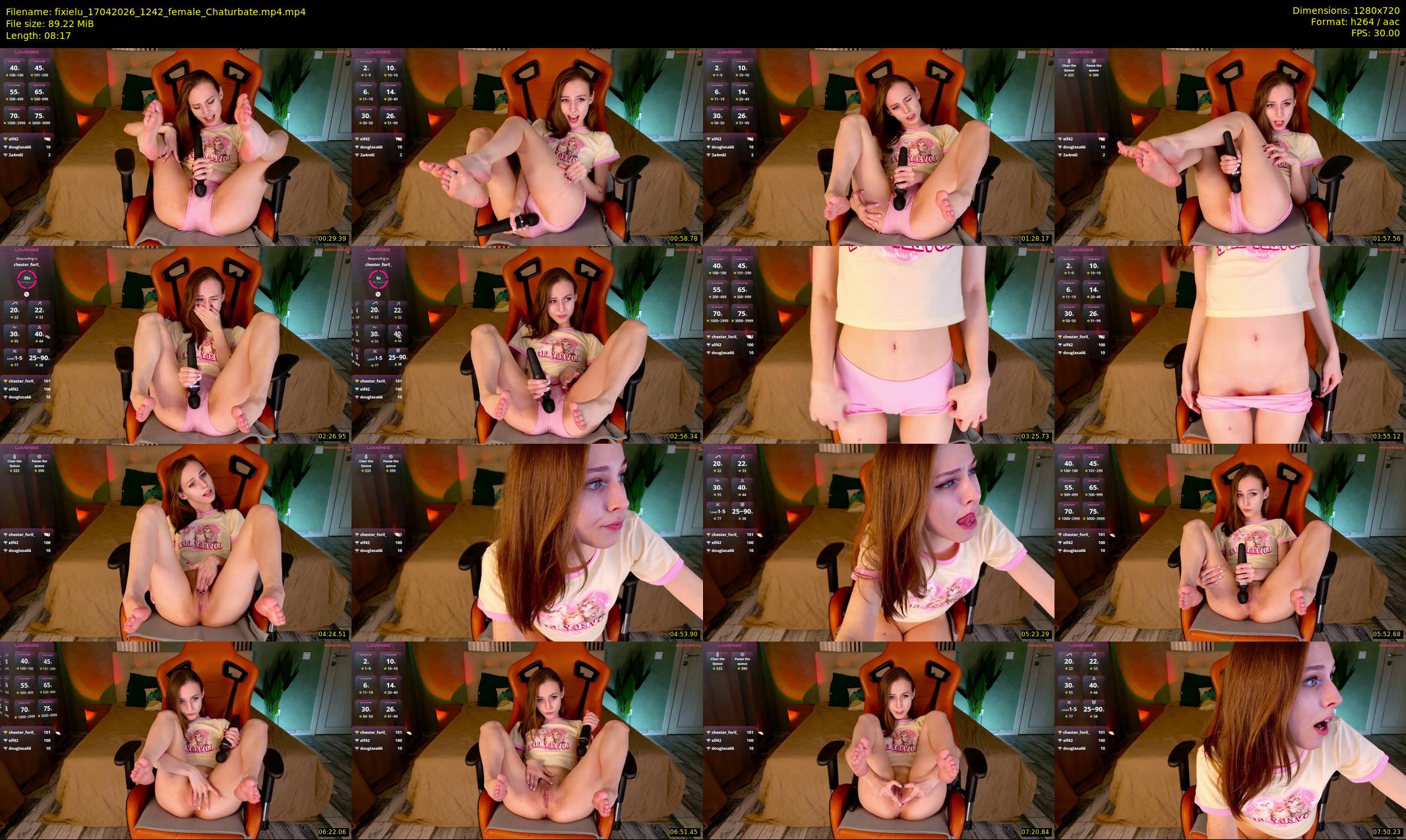 fixielu — 9 minute Chaturbate female cam show recording, 720p, Apr 17, 2026
