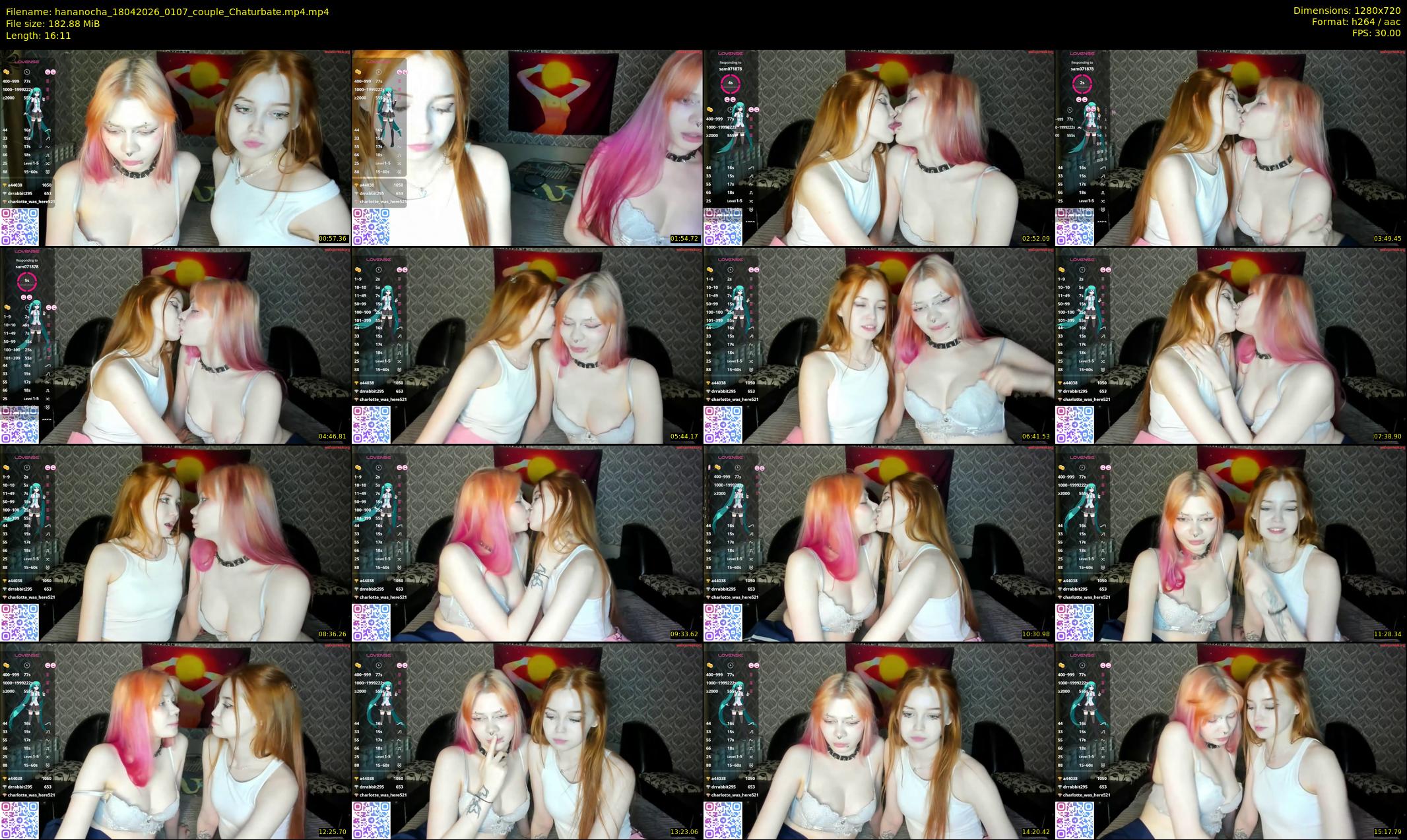 hananocha — 17 minute Chaturbate couple cam show recording, 720p, Apr 18, 2026