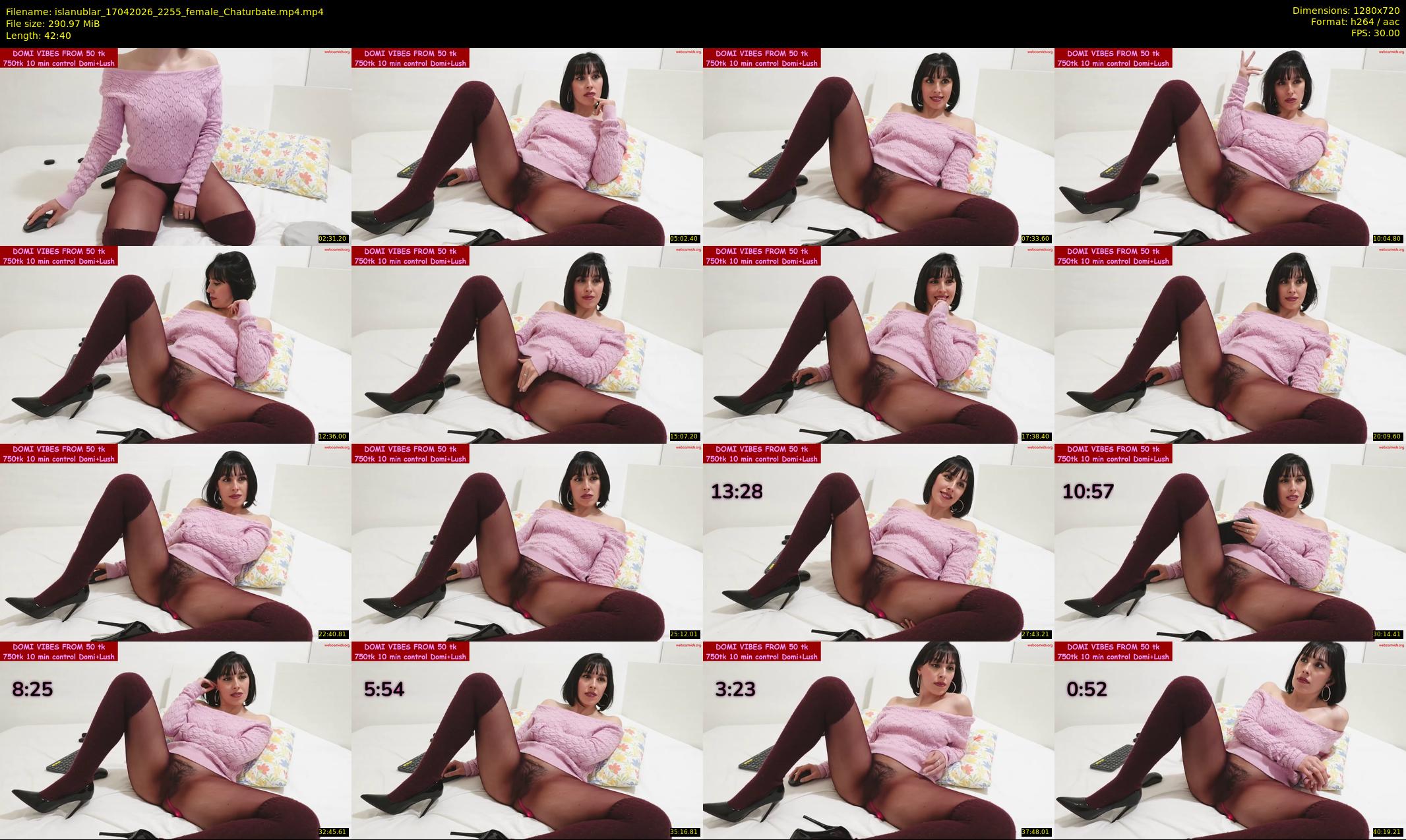islanublar — 43 minute Chaturbate female cam show recording, 720p, Apr 17, 2026