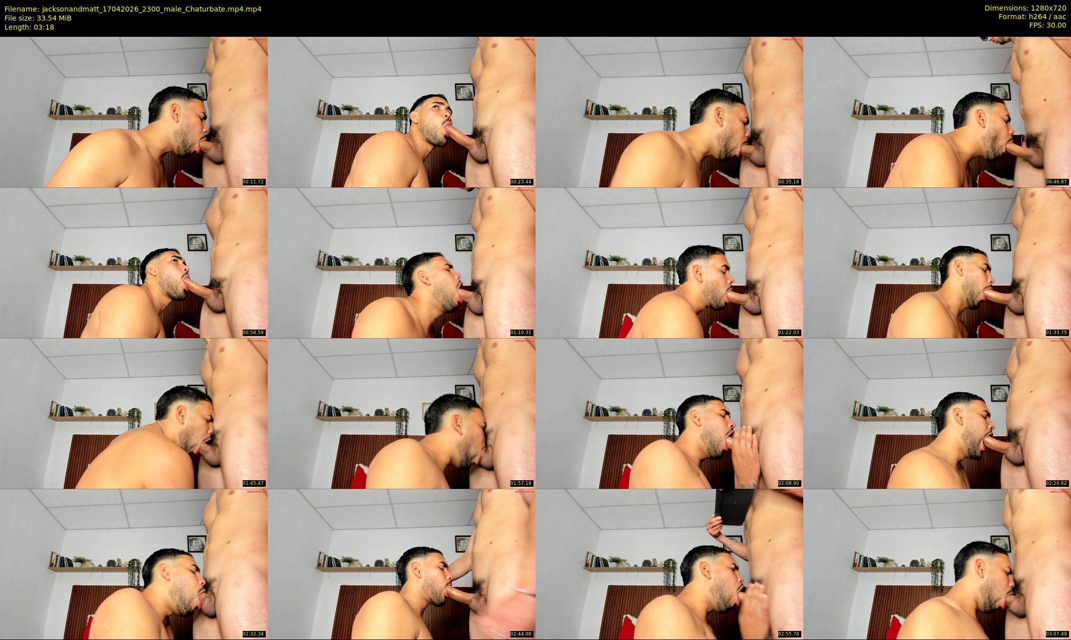 jacksonandmatt — 4 minute Chaturbate male cam show recording, 720p, Apr 17, 2026
