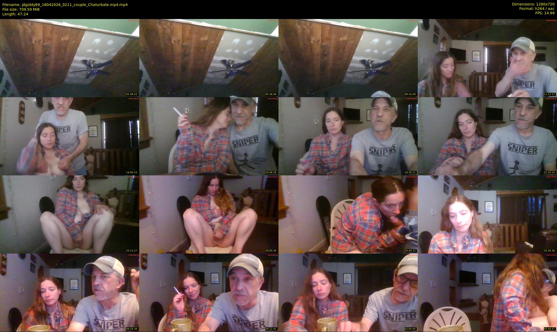 jdgiddy69 — 48 minute Chaturbate couple cam show recording, 720p, Apr 18, 2026