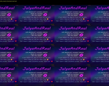julyaandraul — 3 minute Chaturbate couple cam show recording, 720p, Apr 18, 2026