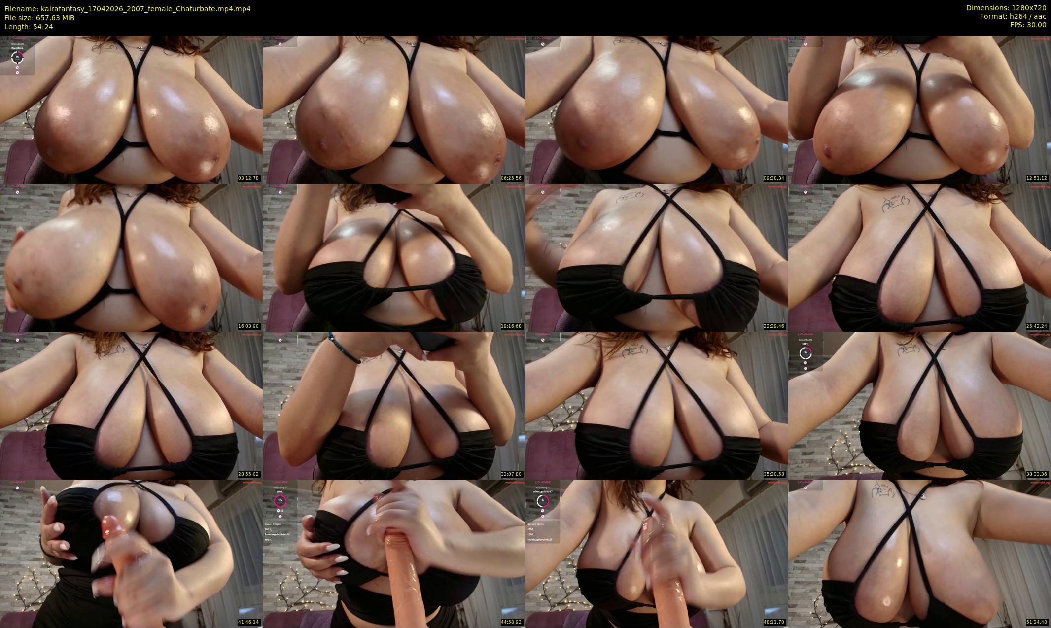 kairafantasy — 55 minute Chaturbate female cam show recording, 720p, Apr 17, 2026