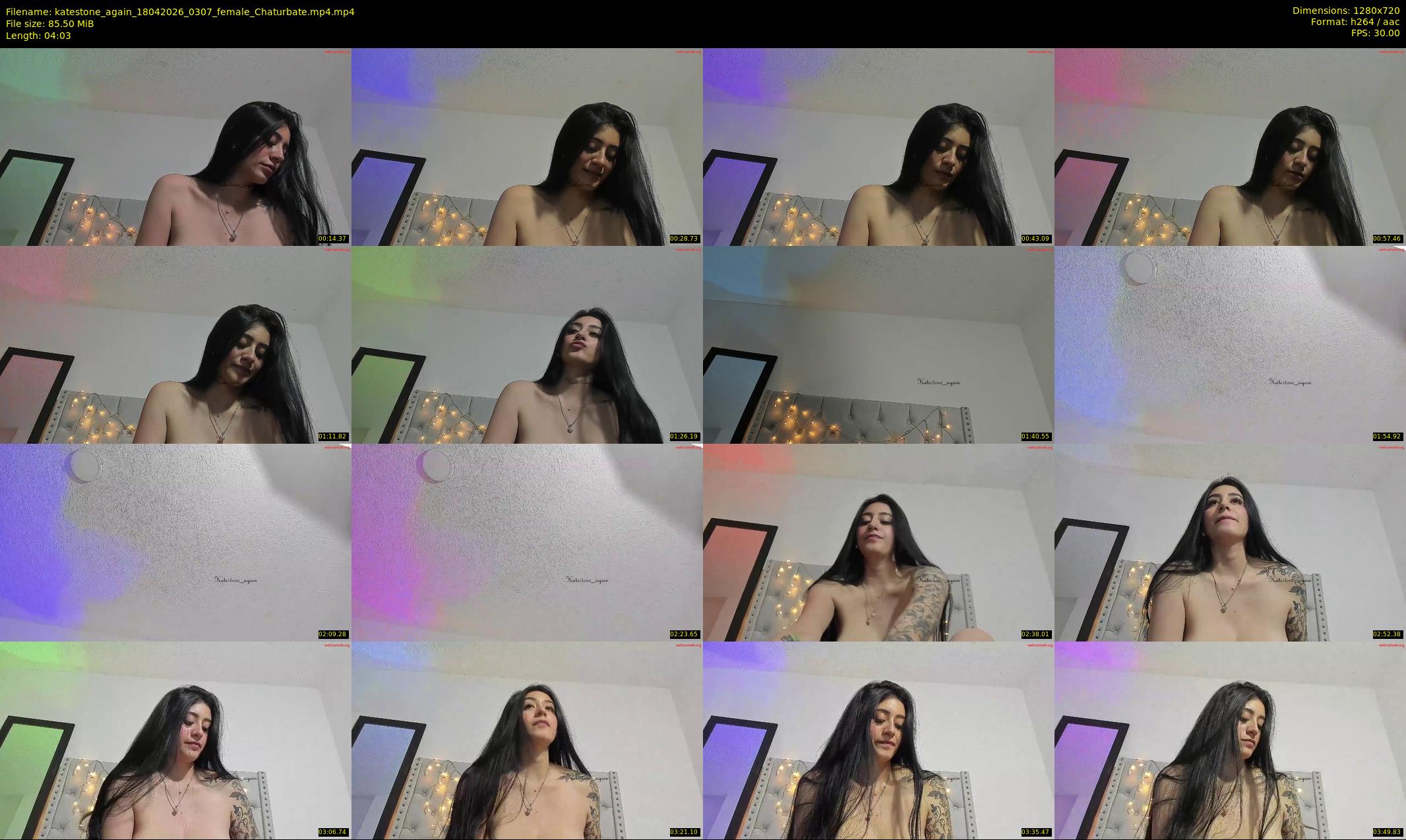 katestone_again — 5 minute Chaturbate female cam show recording, 720p, Apr 18, 2026
