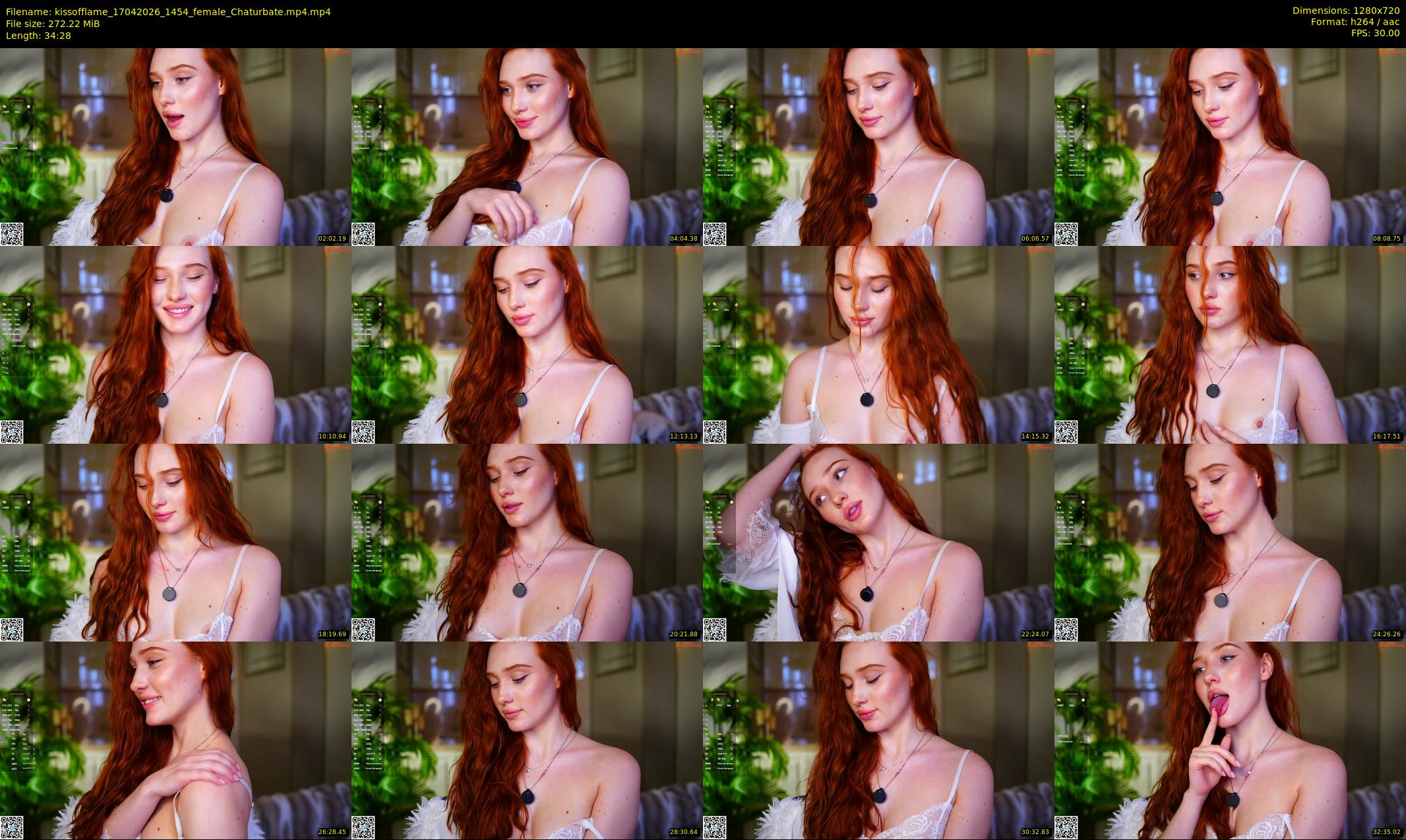 kissofflame — 35 minute Chaturbate female cam show recording, 720p, Apr 17, 2026