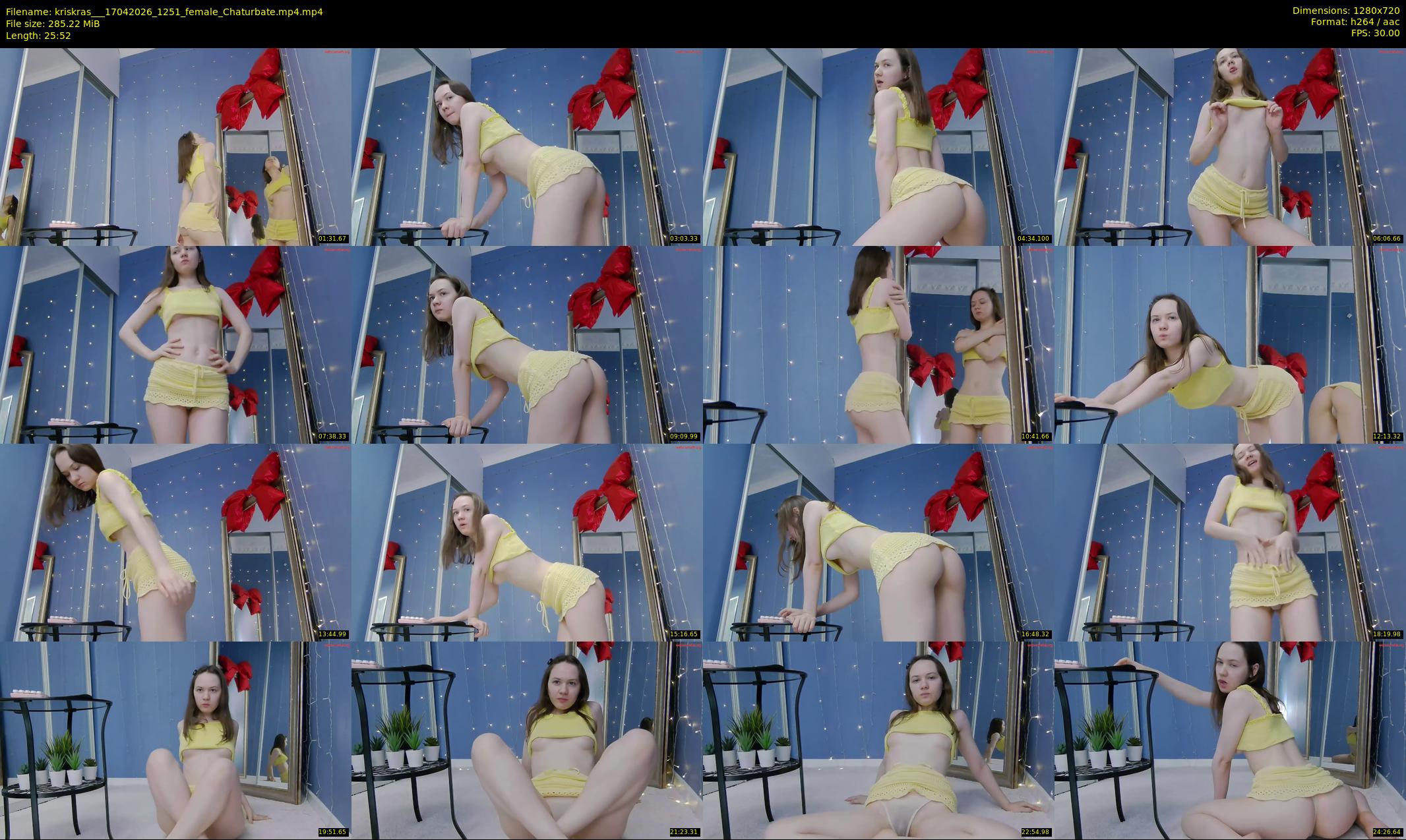kriskras__ — 26 minute Chaturbate female cam show recording, 720p, Apr 17, 2026