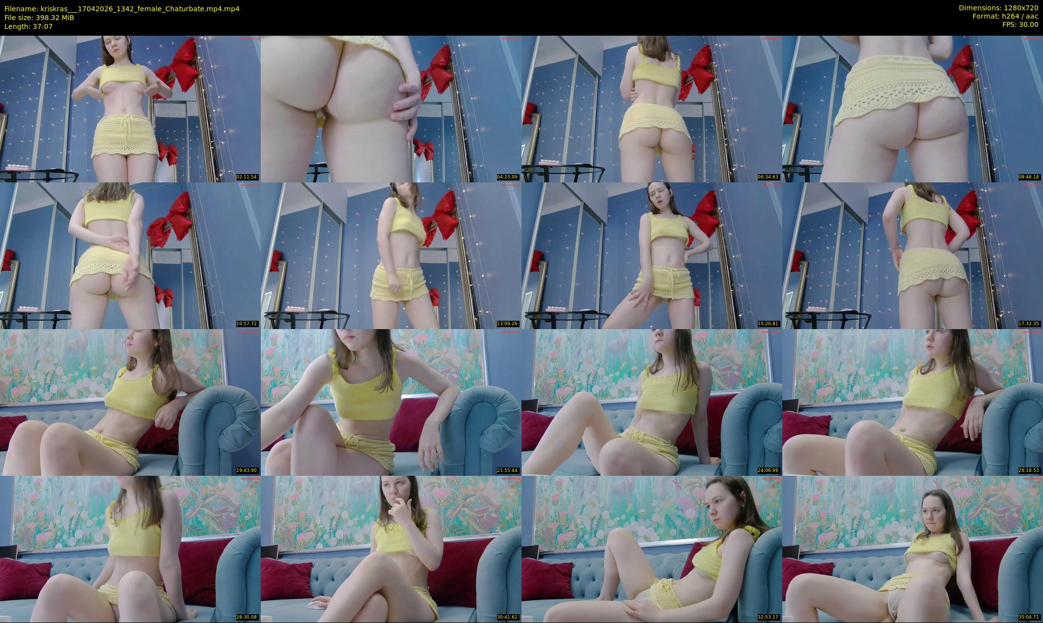 kriskras__ — 38 minute Chaturbate female cam show recording, 720p, Apr 17, 2026