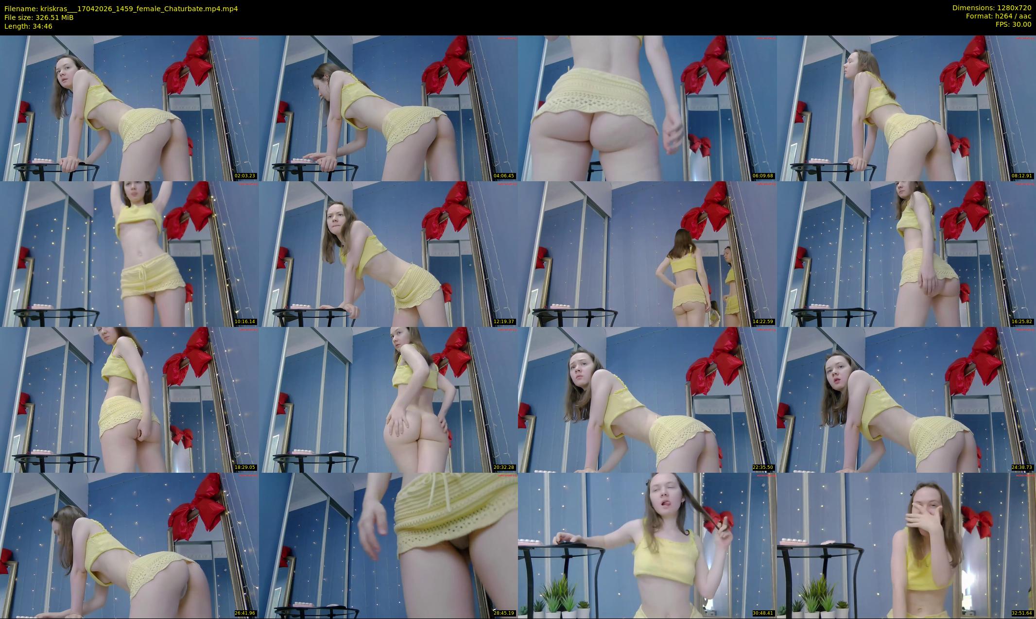kriskras__ — 35 minute Chaturbate female cam show recording, 720p, Apr 17, 2026
