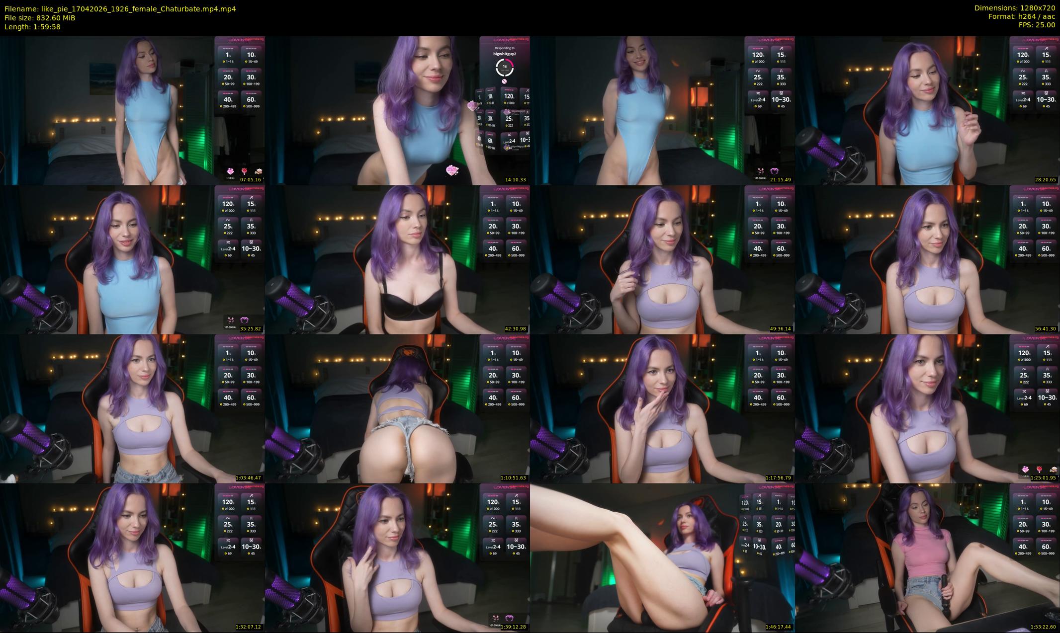 like_pie — 120 minute Chaturbate couple cam show recording, 720p, Apr 17, 2026