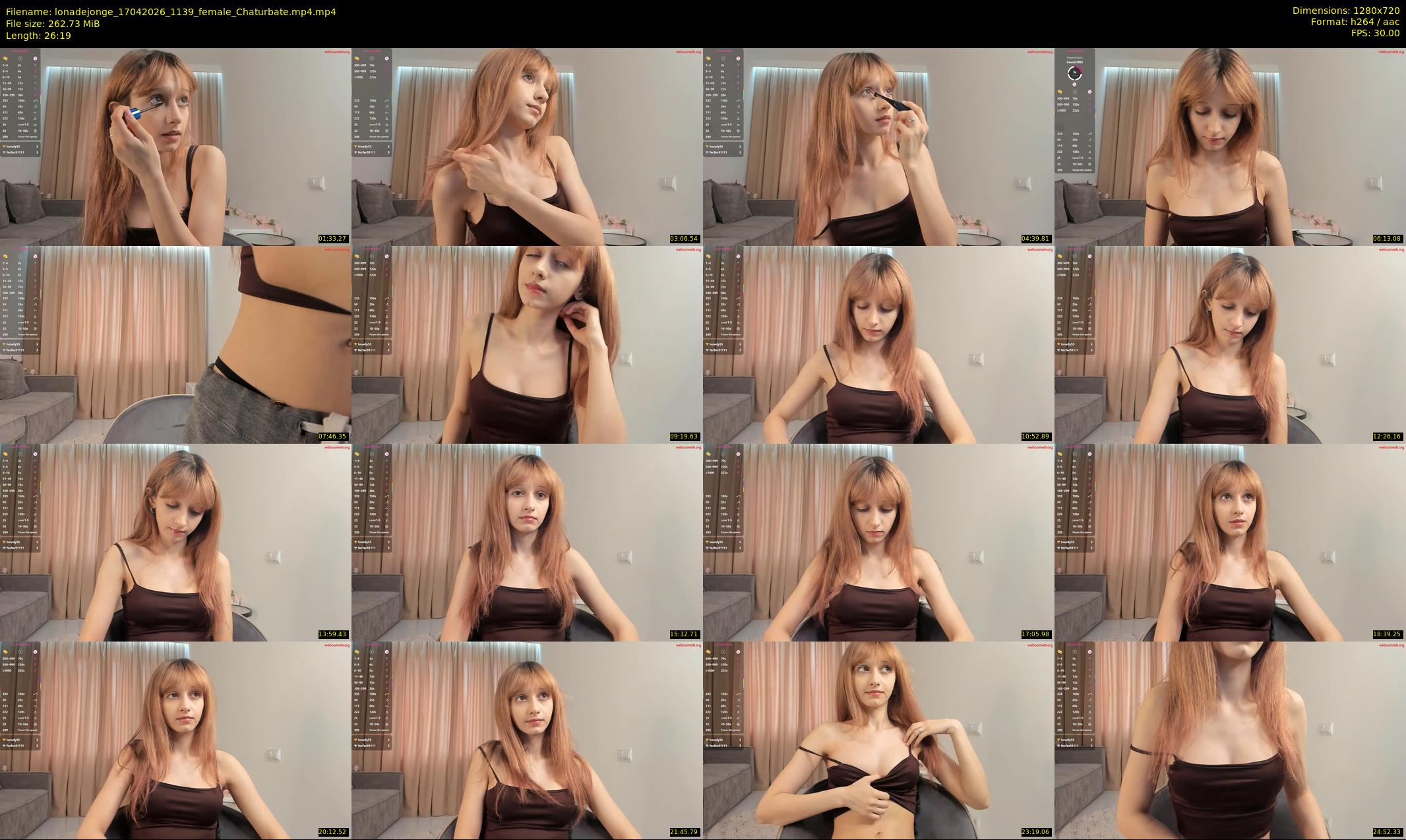 lonadejonge — 27 minute Chaturbate female cam show recording, 720p, Apr 17, 2026