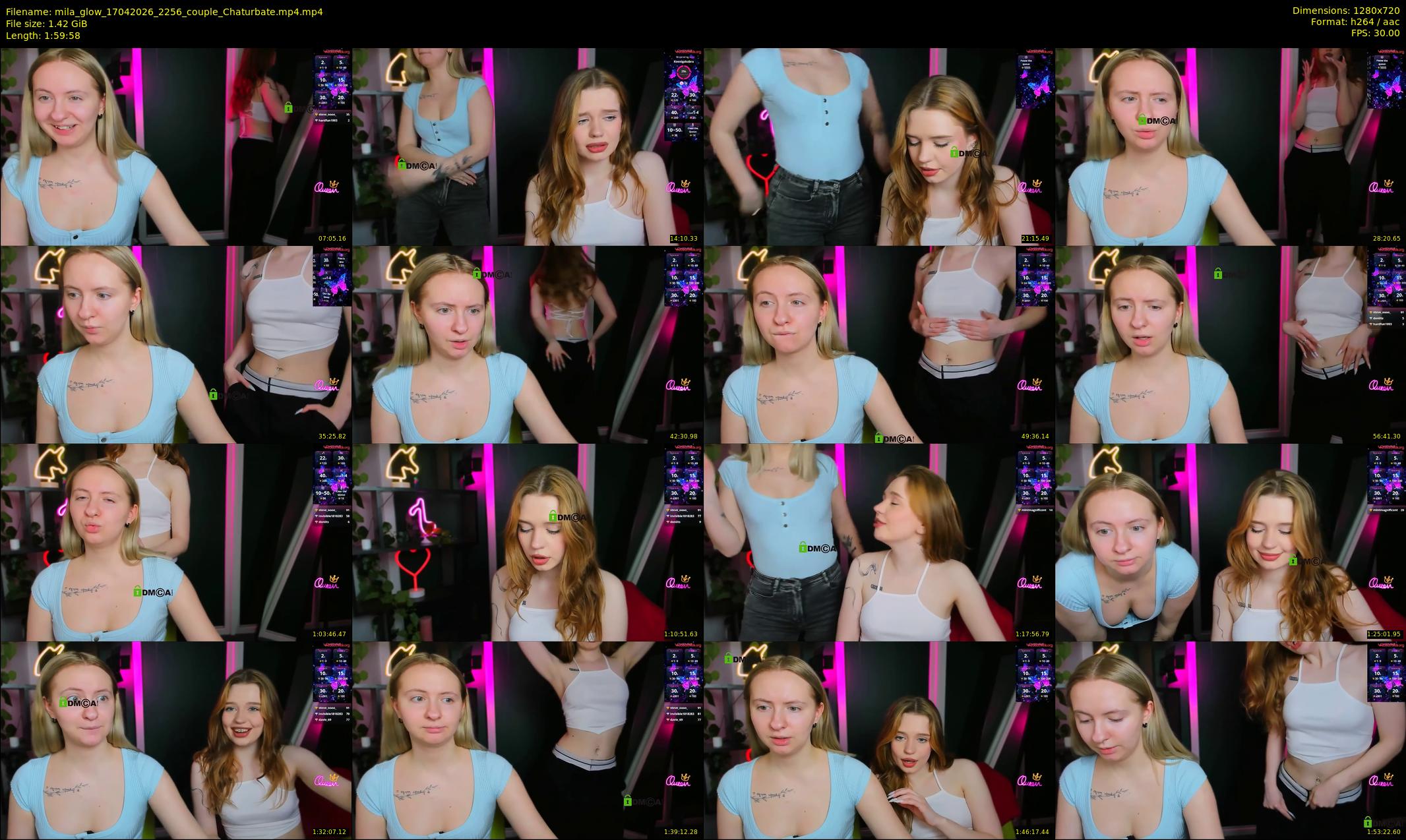 mila_glow — 120 minute Chaturbate female cam show recording, 720p, Apr 17, 2026