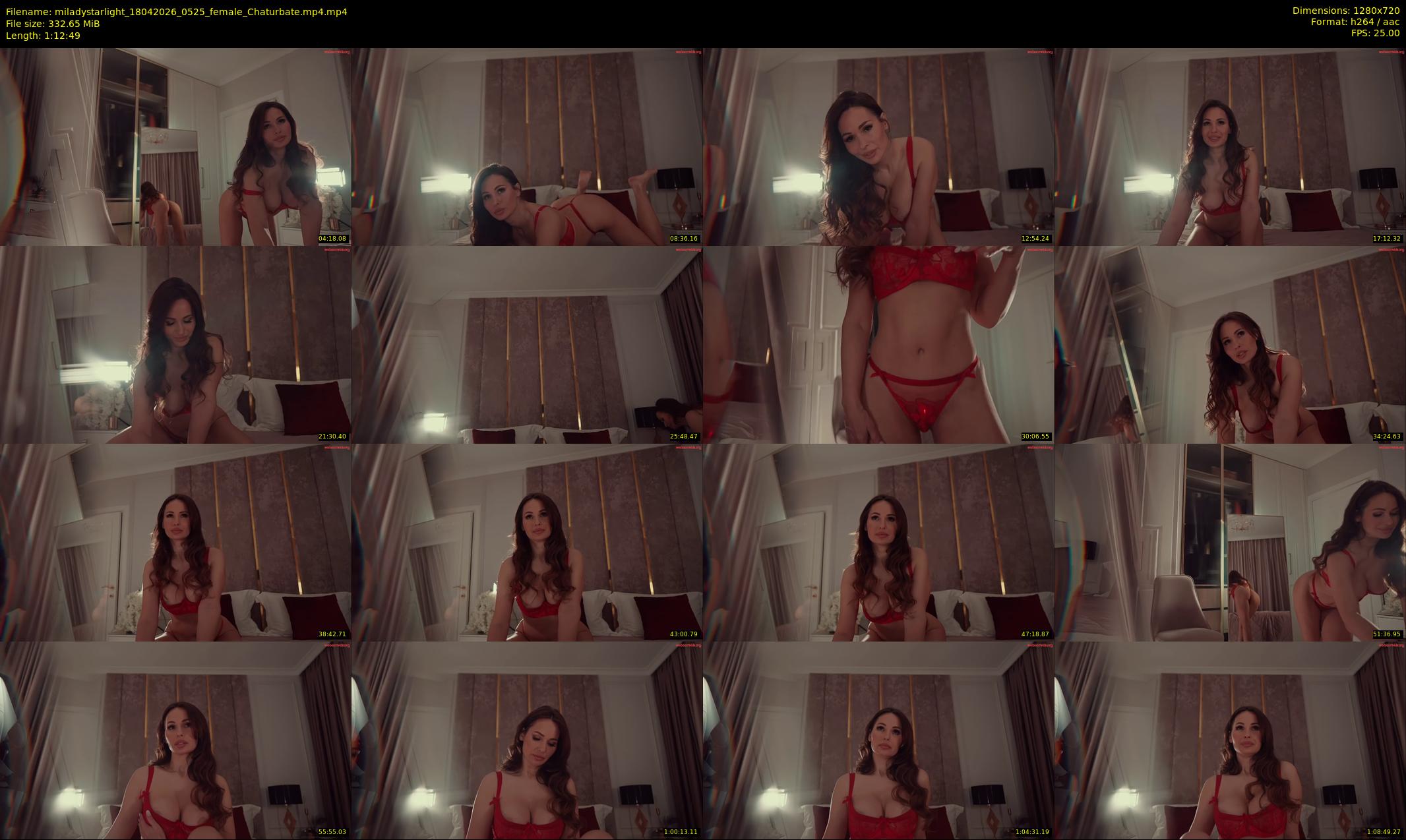 miladystarlight — 73 minute Chaturbate female cam show recording, 720p, Apr 18, 2026