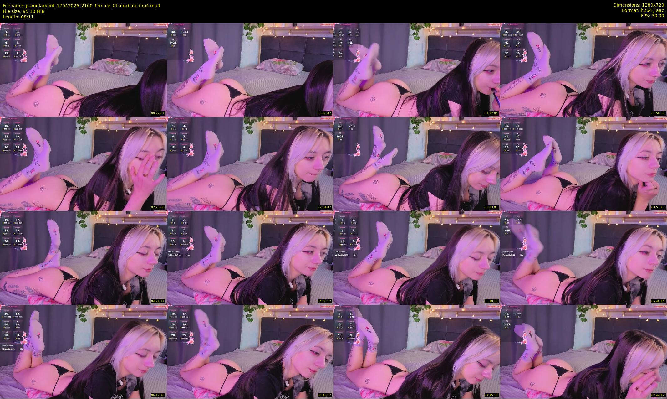 pamelaryant — 9 minute Chaturbate female cam show recording, 720p, Apr 17, 2026