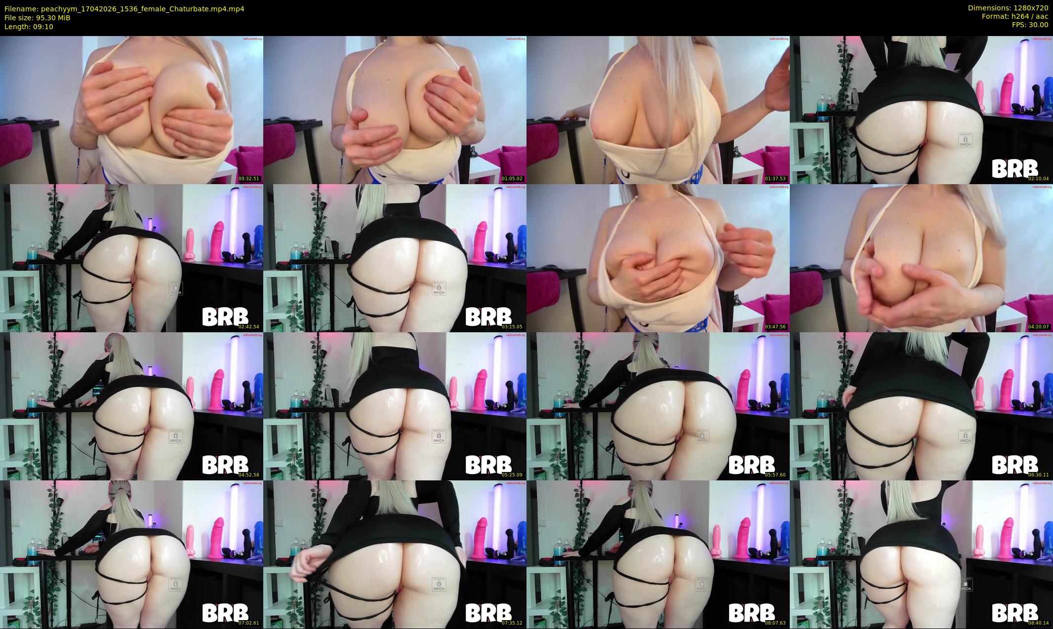 peachyym — 10 minute Chaturbate female cam show recording, 720p, Apr 17, 2026
