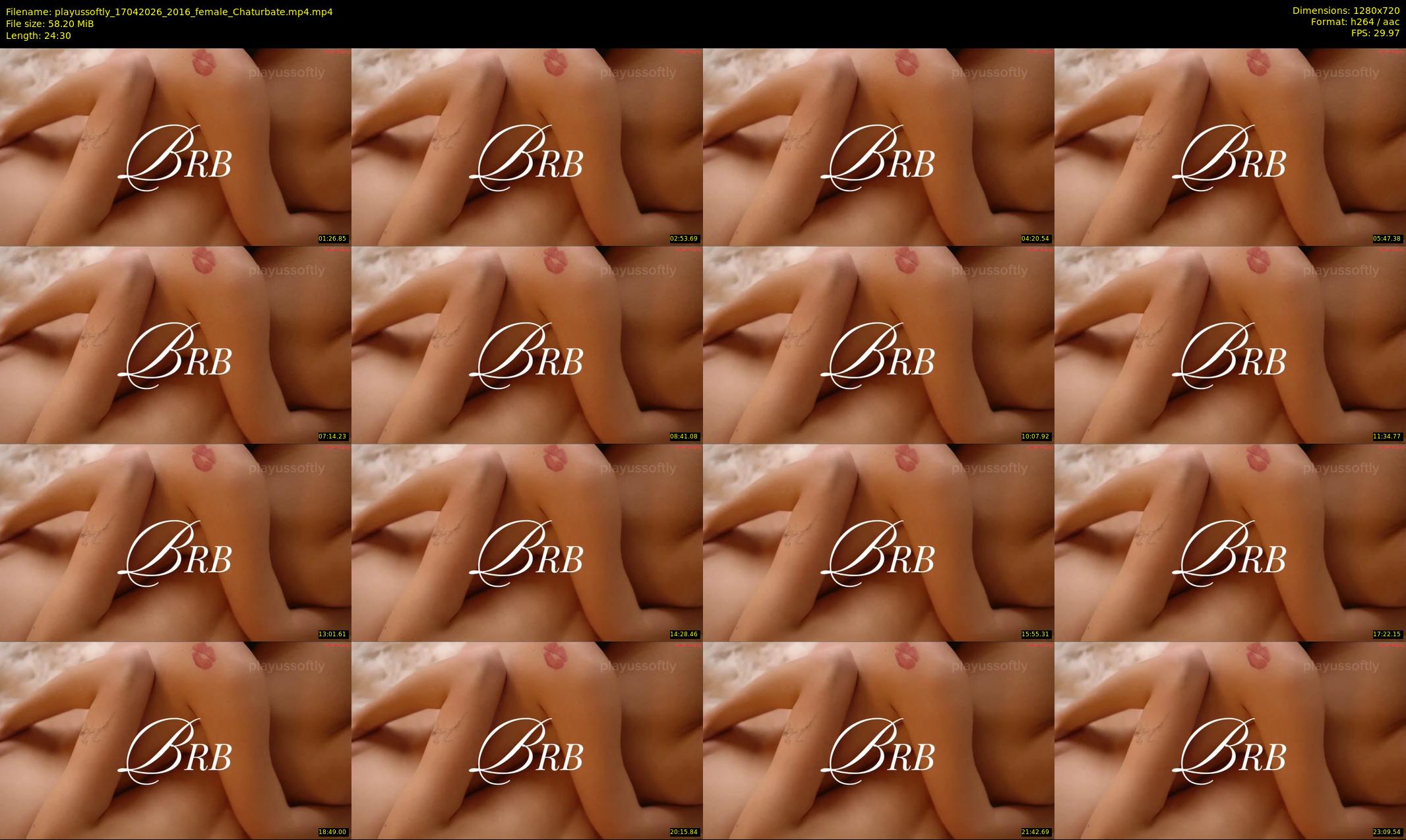 playussoftly — 25 minute Chaturbate female cam show recording, 720p, Apr 17, 2026