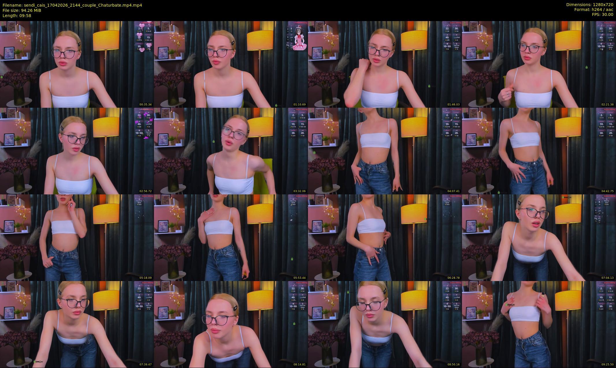 sendi_cais — 10 minute Chaturbate female cam show recording, 720p, Apr 17, 2026