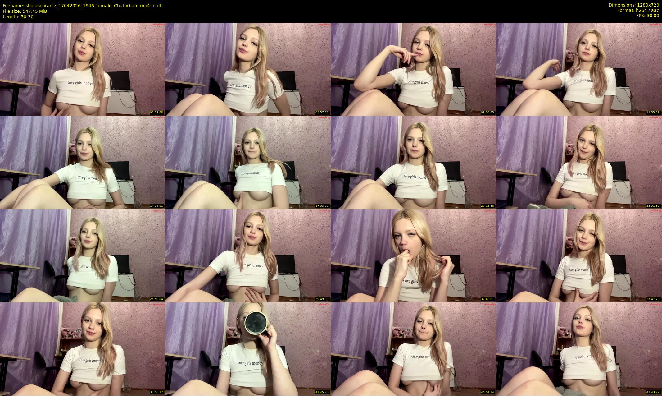shalaschrantz — 51 minute Chaturbate female cam show recording, 720p, Apr 17, 2026