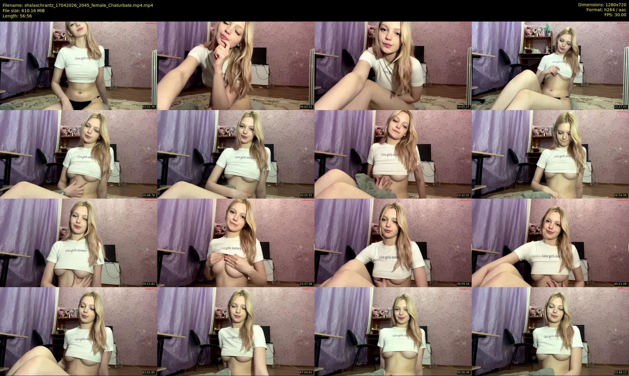shalaschrantz — 57 minute Chaturbate female cam show recording, 720p, Apr 17, 2026