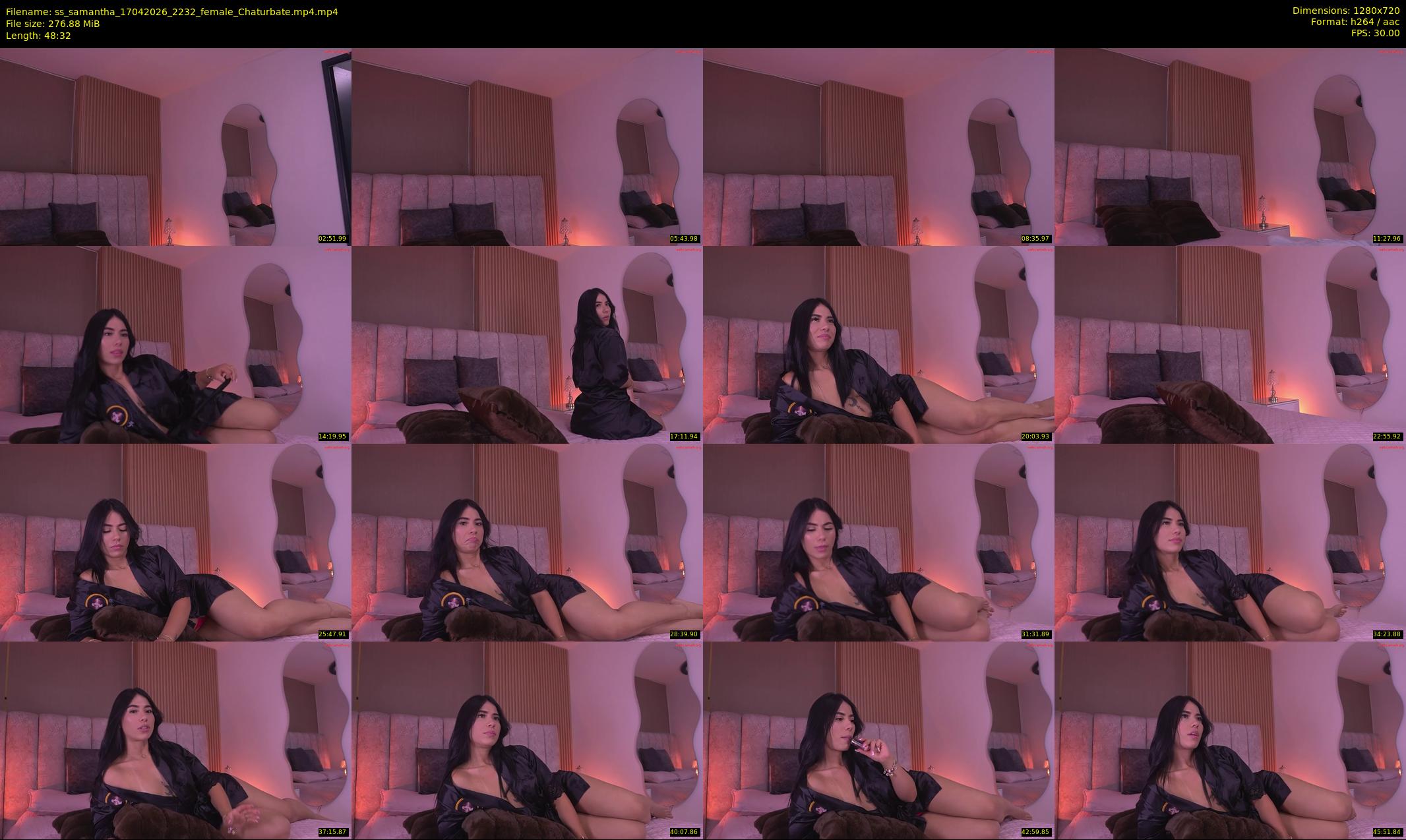 ss_samantha — 49 minute Chaturbate female cam show recording, 720p, Apr 17, 2026