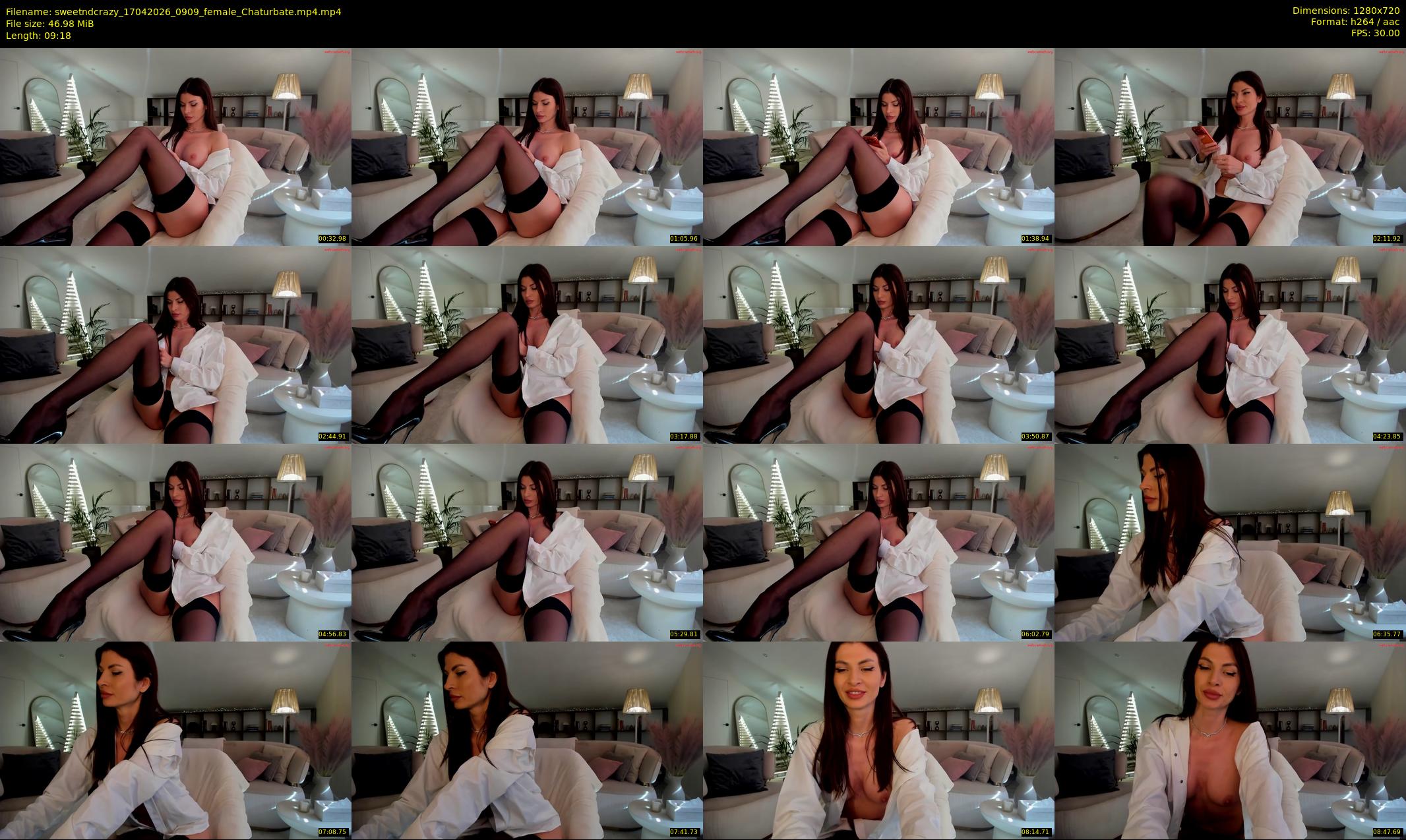 sweetndcrazy — 10 minute Chaturbate female cam show recording, 720p, Apr 17, 2026