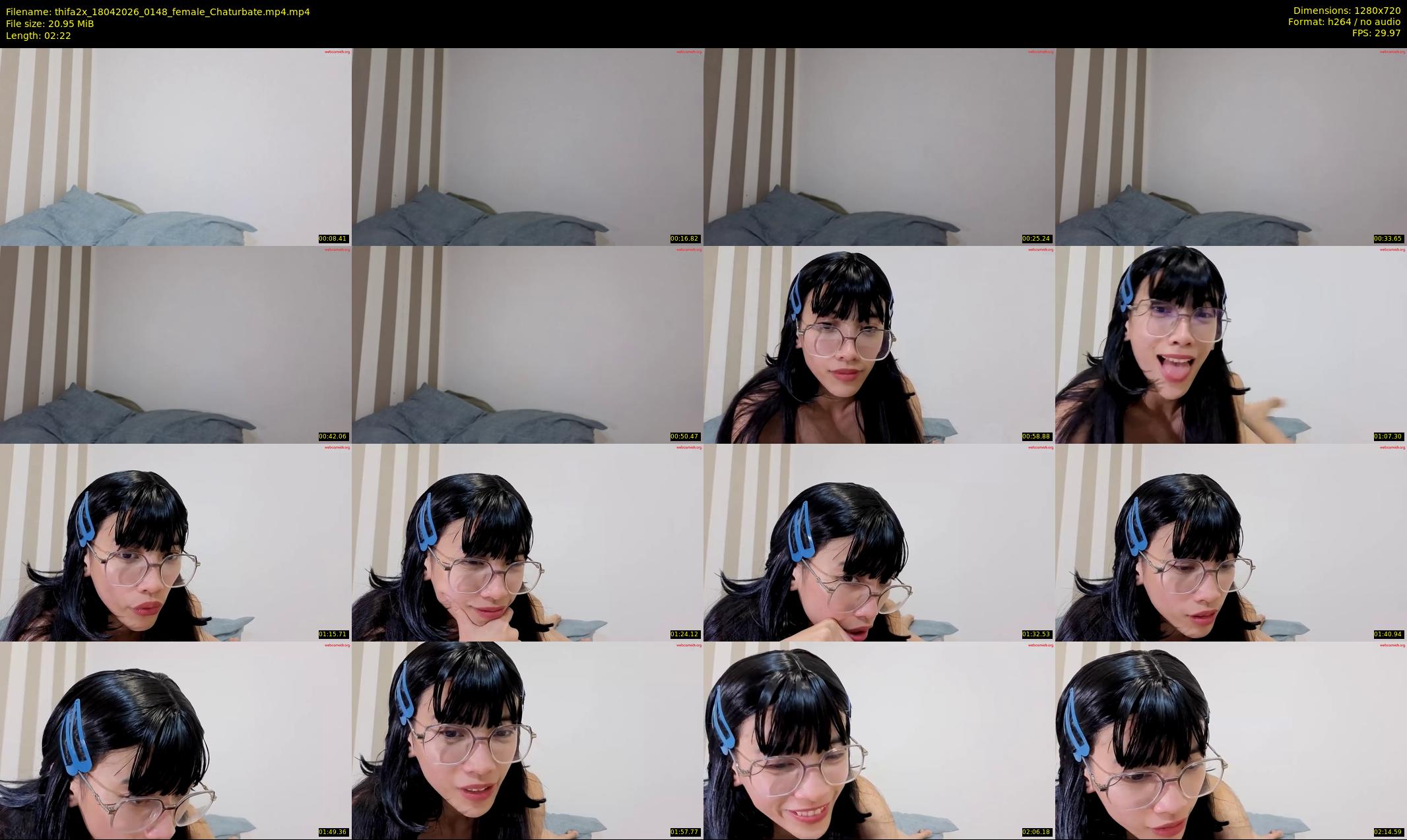 thifa2x — 3 minute Chaturbate female cam show recording, 720p, Apr 18, 2026