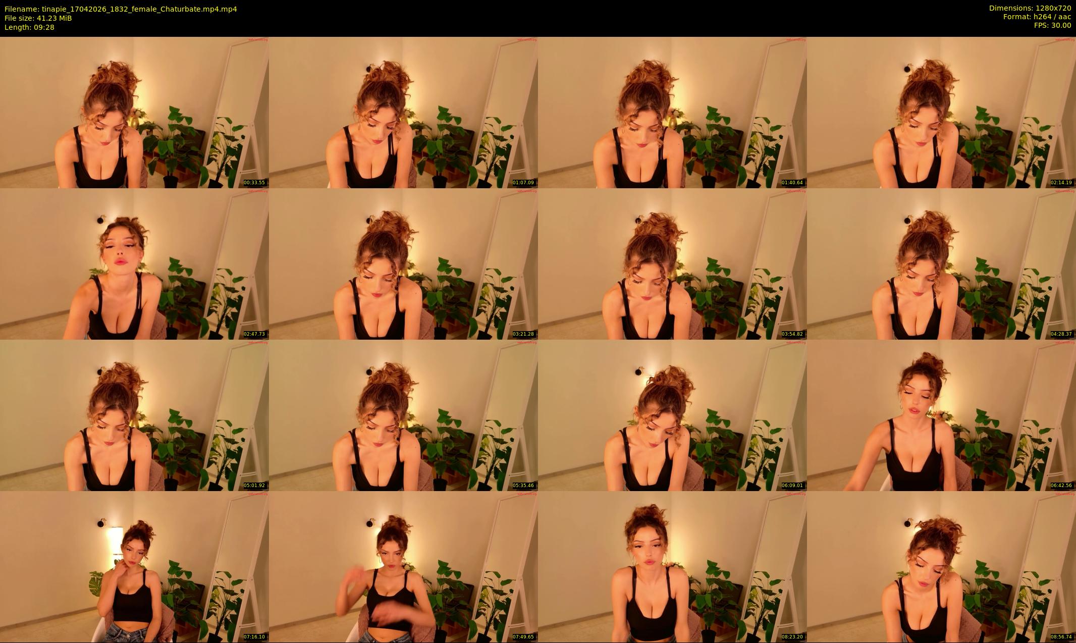 tinapie — 10 minute Chaturbate female cam show recording, 720p, Apr 17, 2026