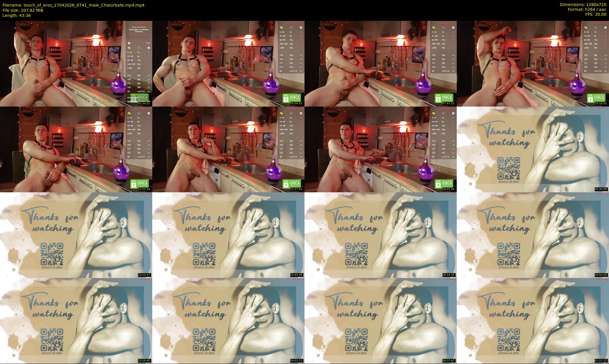 touch_of_eros — 44 minute Chaturbate male cam show recording, 720p, Apr 17, 2026