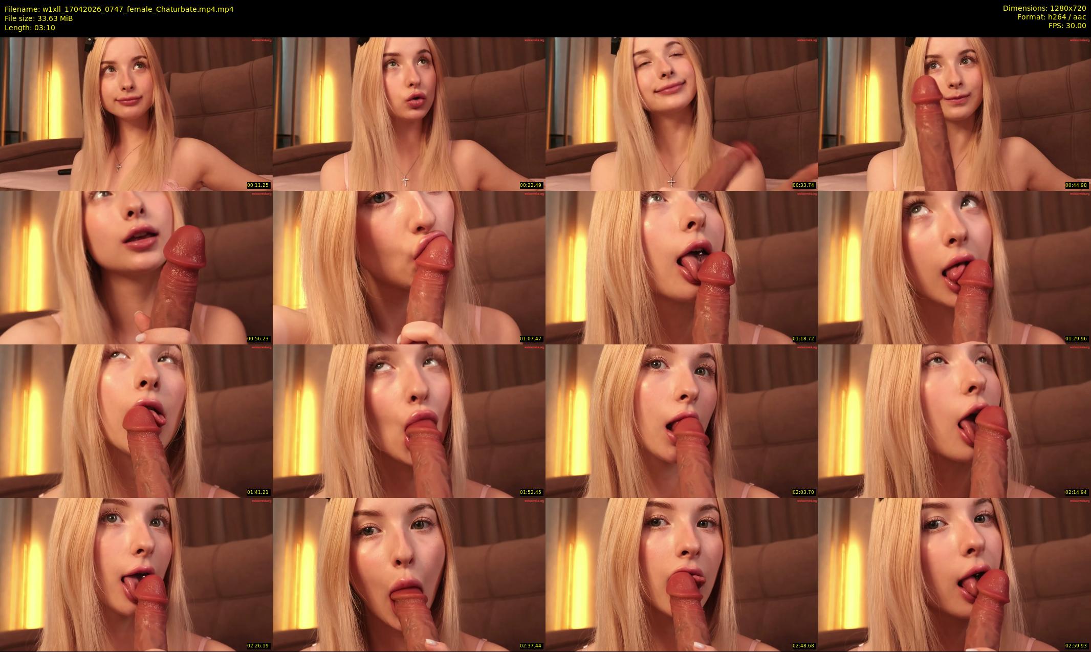 w1xll — 4 minute Chaturbate female cam show recording, 720p, Apr 17, 2026