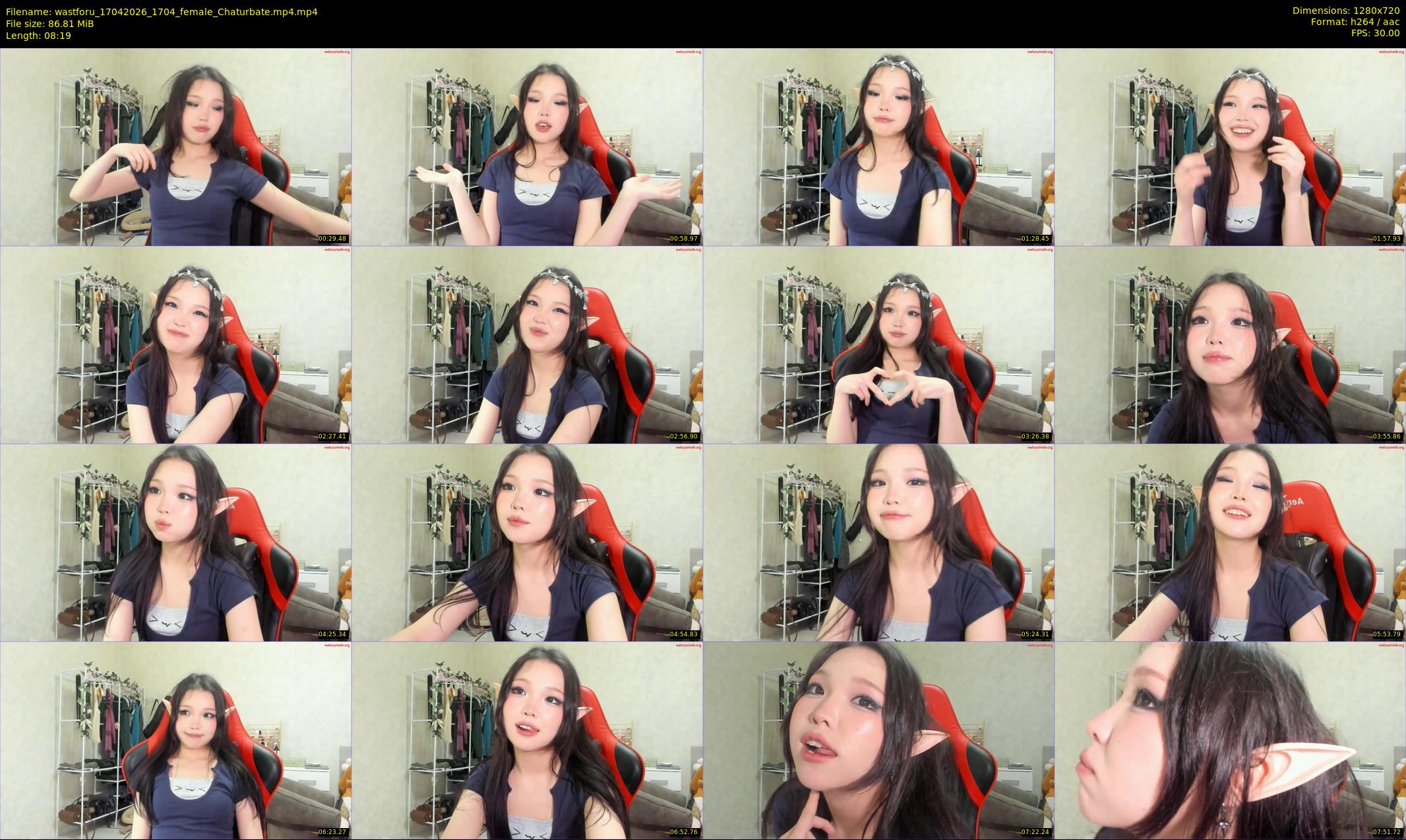 wastforu — 9 minute Chaturbate female cam show recording, 720p, Apr 17, 2026