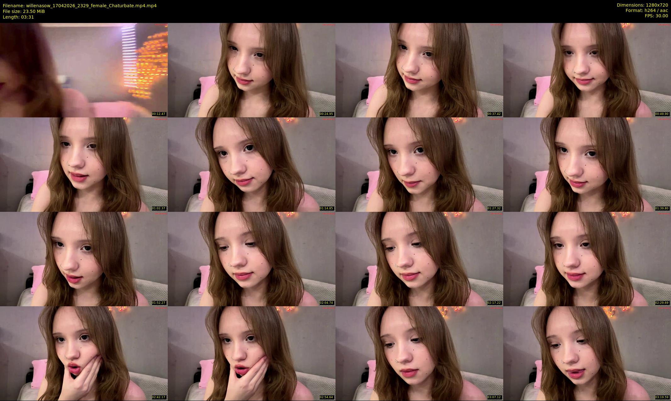 willenasow — 4 minute Chaturbate female cam show recording, 720p, Apr 17, 2026