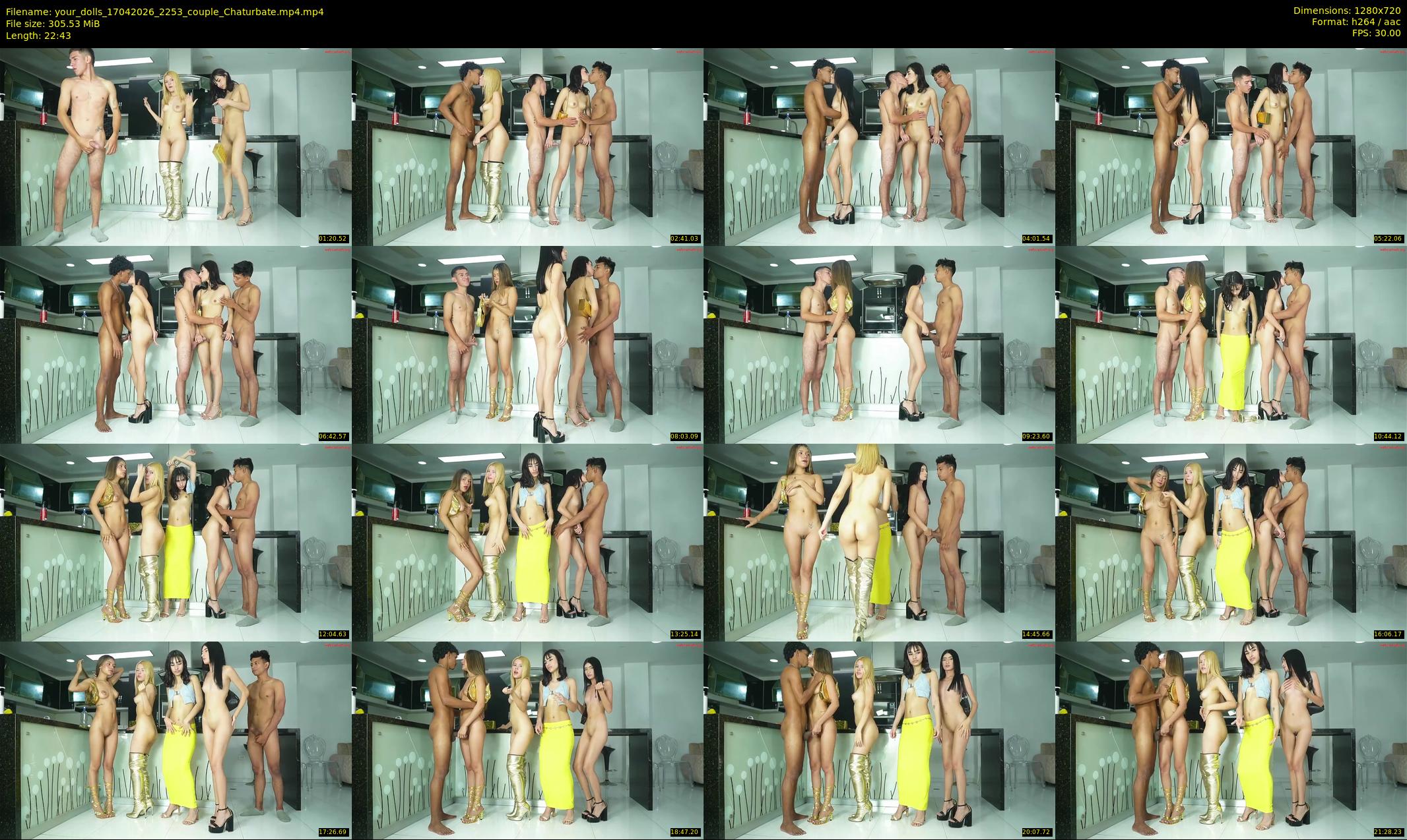 your_dolls — 23 minute Chaturbate couple cam show recording, 720p, Apr 17, 2026