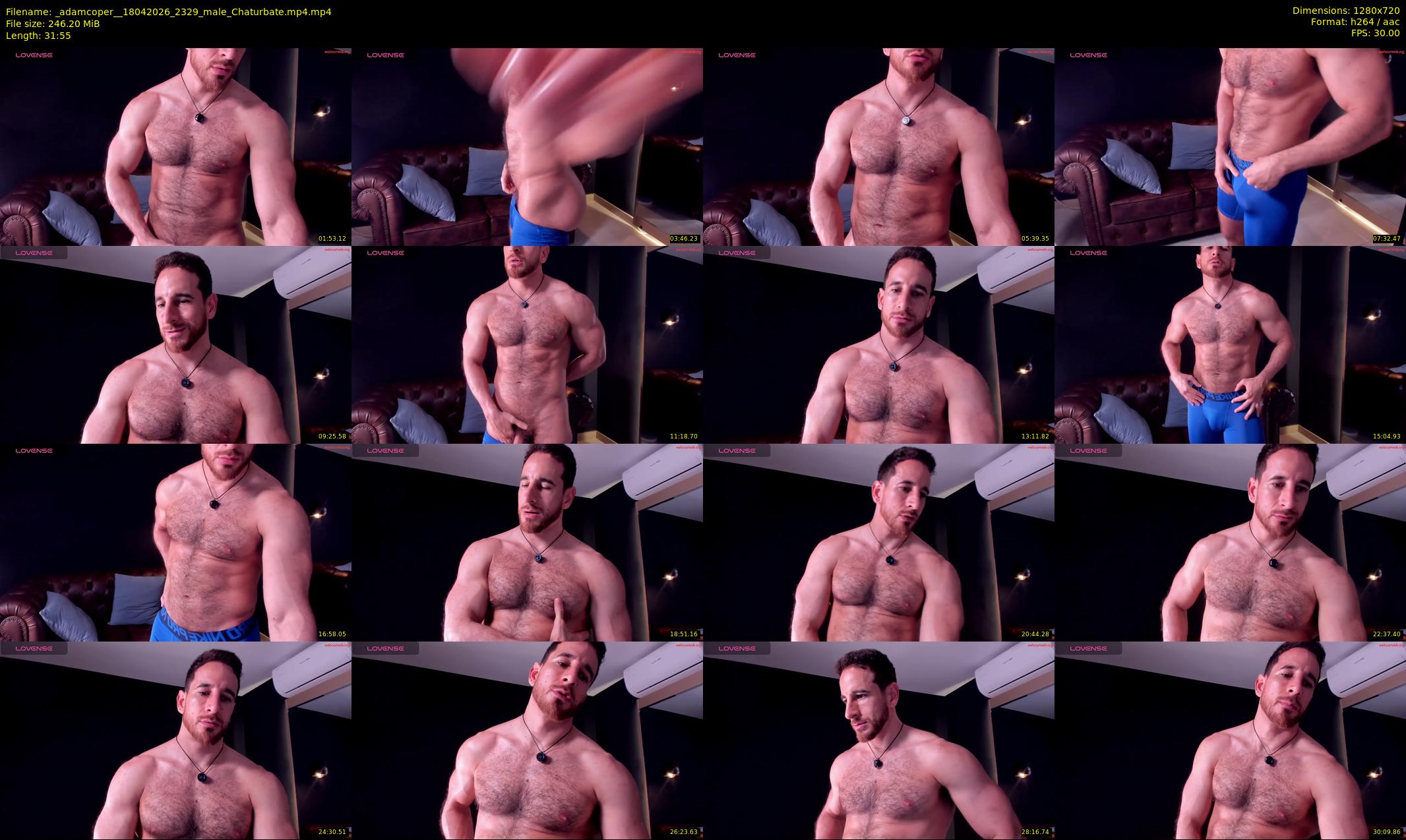 _adamcoper_ — 32 minute Chaturbate male cam show recording, 720p, Apr 18, 2026