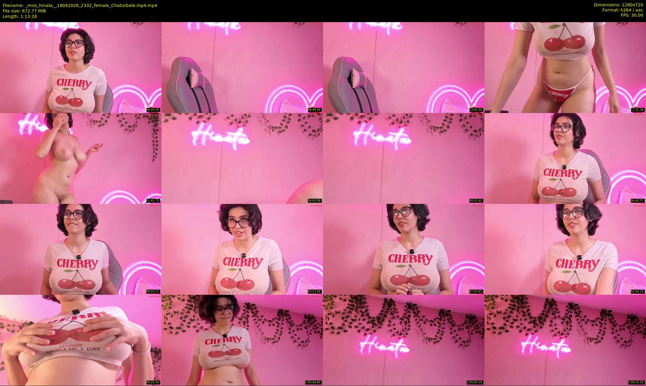 _miss_hinata_ — 74 minute Chaturbate female cam show recording, 720p, Apr 18, 2026