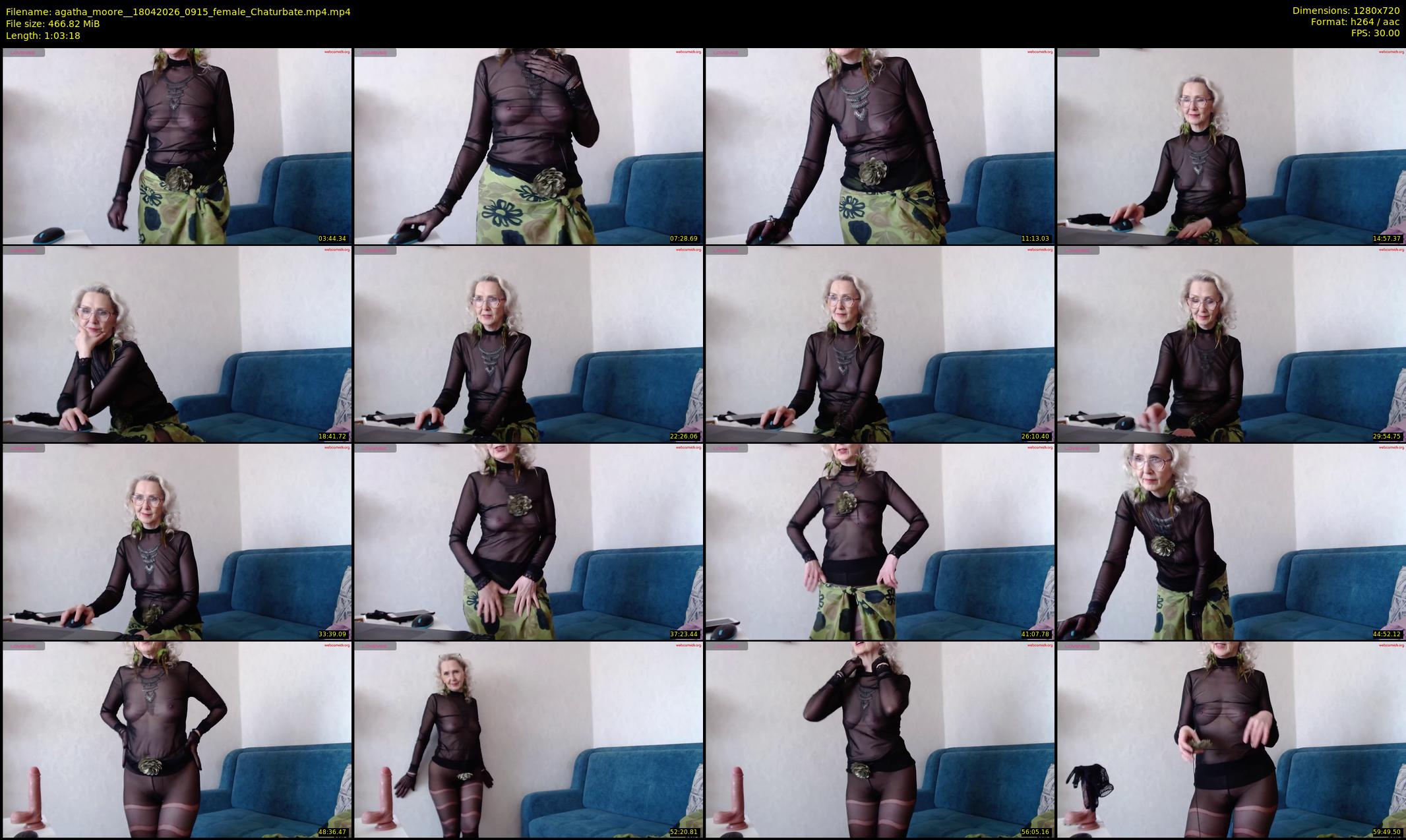 agatha_moore_ — 64 minute Chaturbate female cam show recording, 720p, Apr 18, 2026