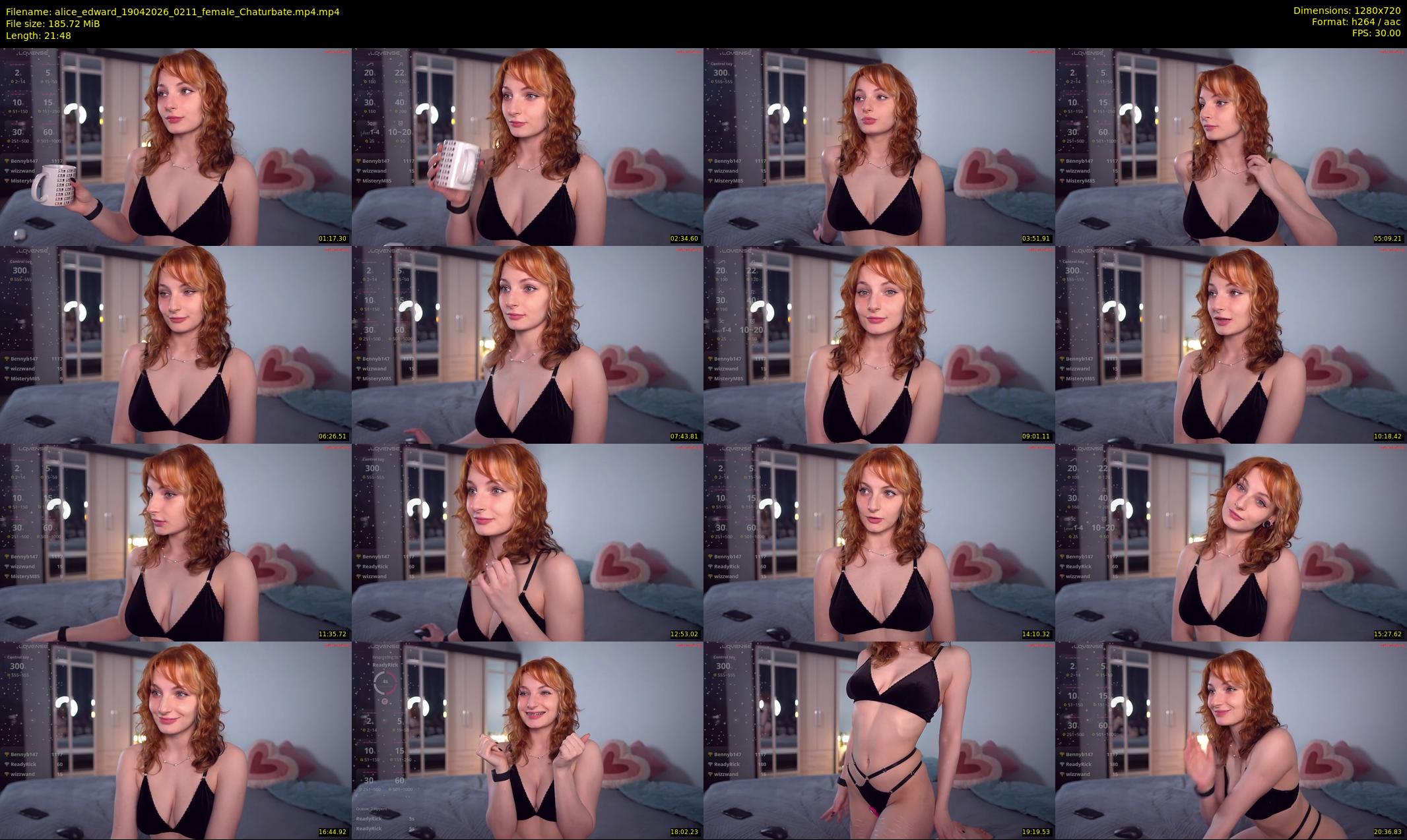 alice_edward — 22 minute Chaturbate couple cam show recording, 720p, Apr 19, 2026