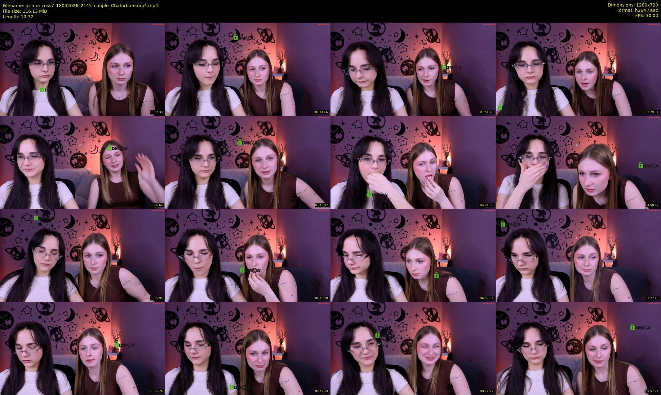 ariana_ross7 — 11 minute Chaturbate couple cam show recording, 720p, Apr 18, 2026