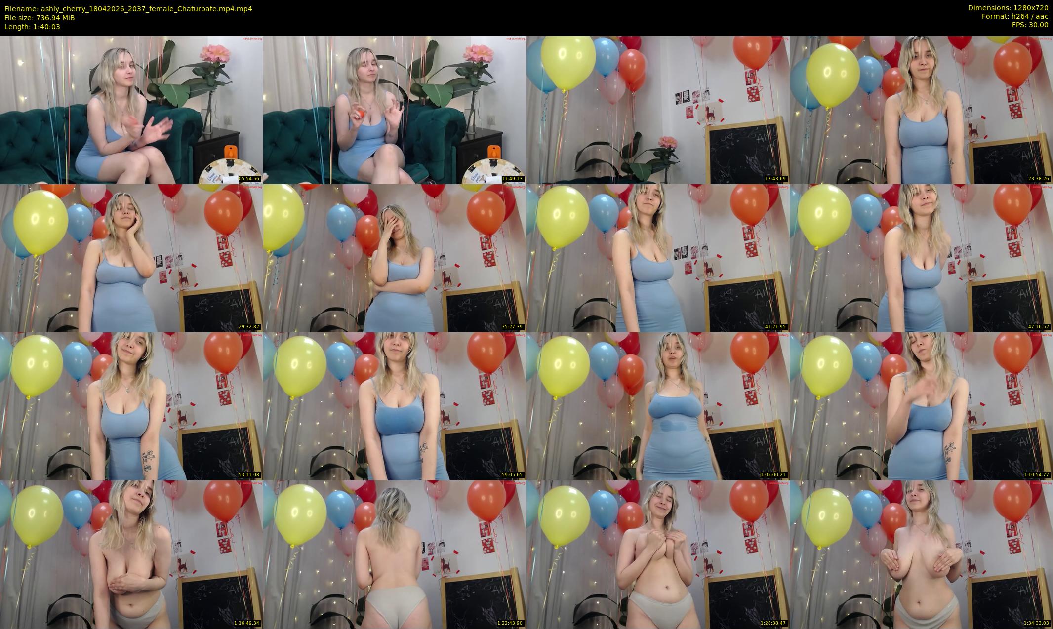 ashly_cherry — 101 minute Chaturbate female cam show recording, 720p, Apr 18, 2026