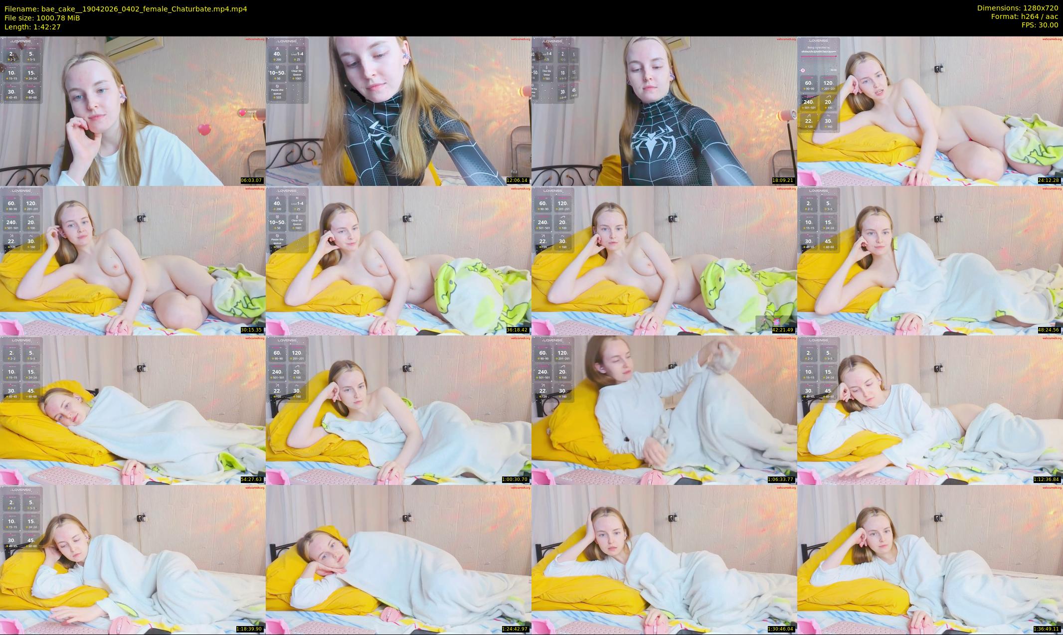 bae_cake_ — 103 minute Chaturbate female cam show recording, 720p, Apr 19, 2026