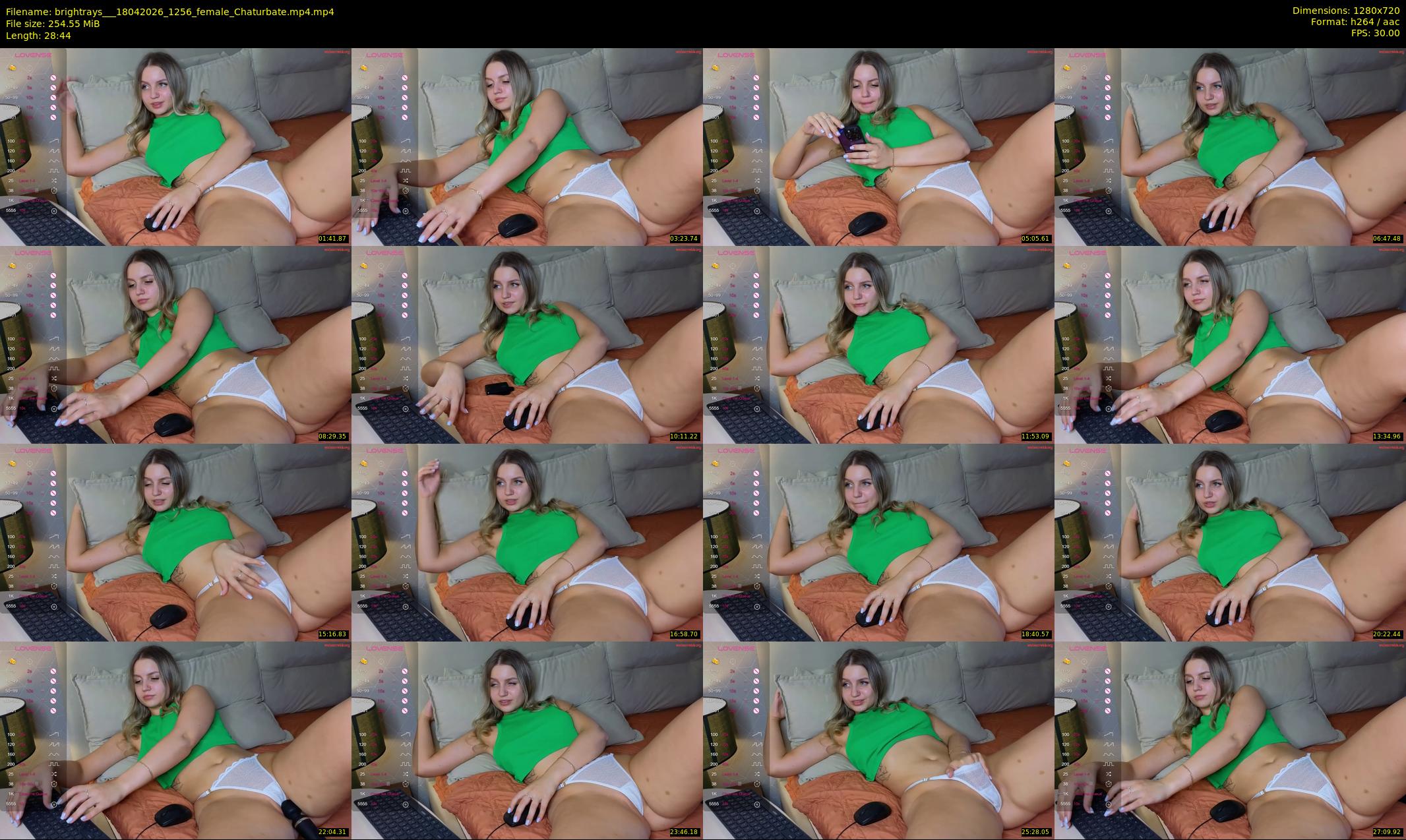 brightrays__ — 29 minute Chaturbate female cam show recording, 720p, Apr 18, 2026
