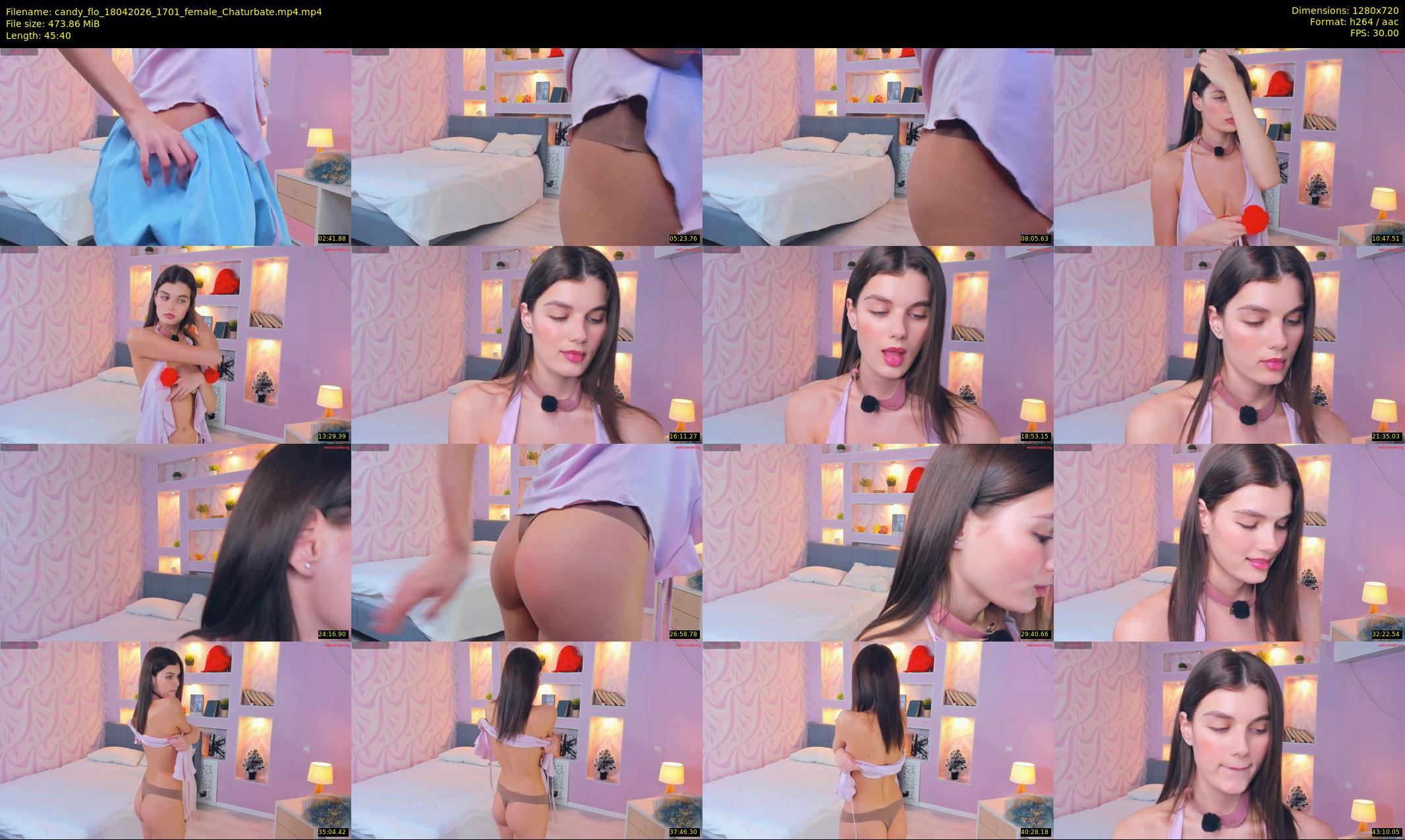 candy_flo — 46 minute Chaturbate female cam show recording, 720p, Apr 18, 2026