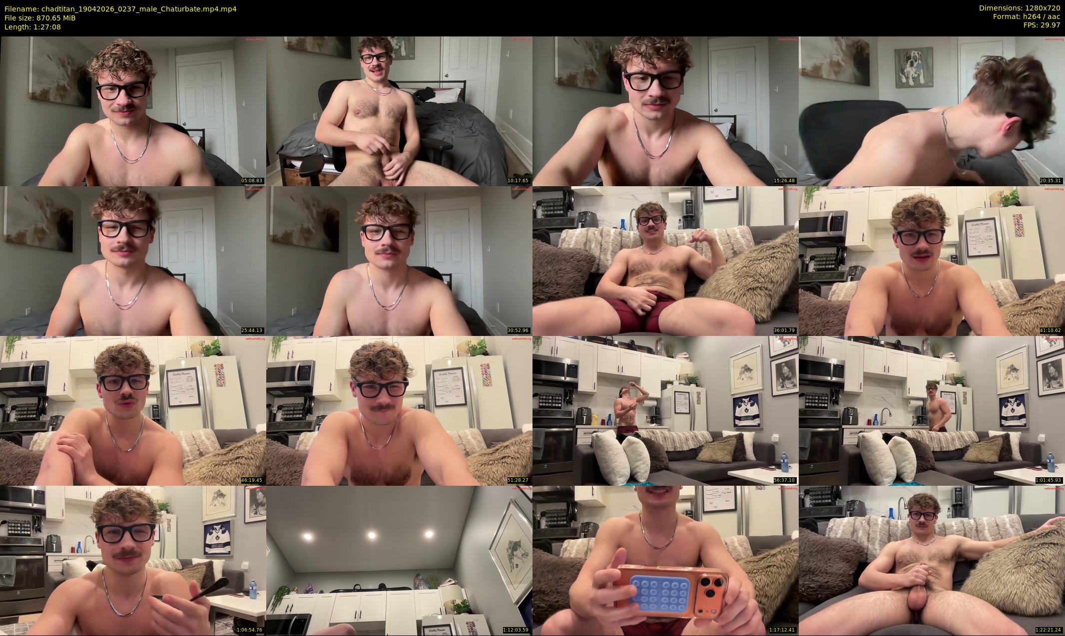 chadtitan — 88 minute Chaturbate male cam show recording, 720p, Apr 19, 2026