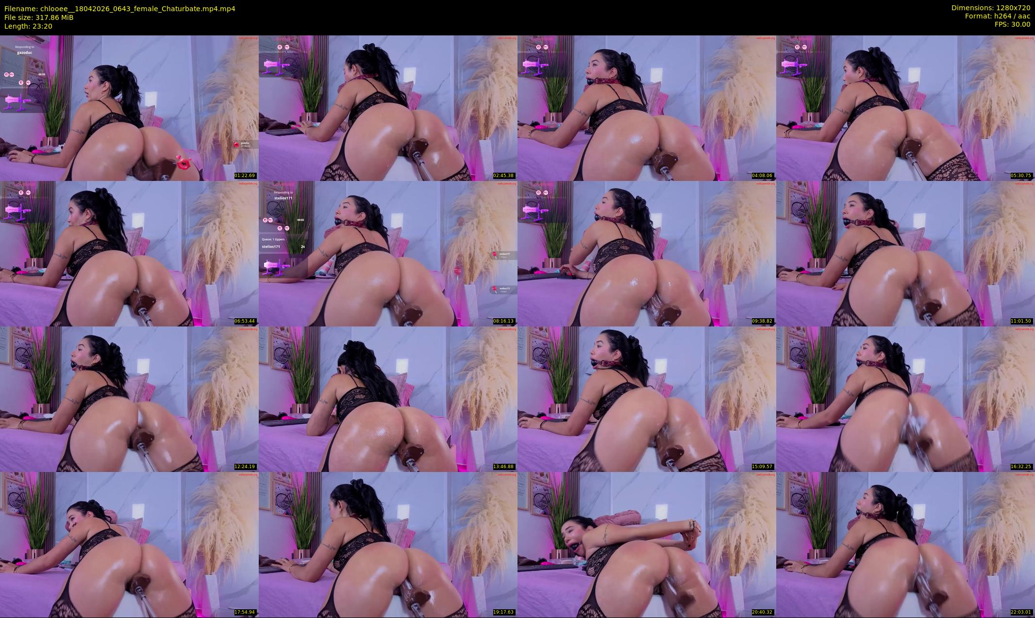chlooee_ — 24 minute Chaturbate female cam show recording, 720p, Apr 18, 2026
