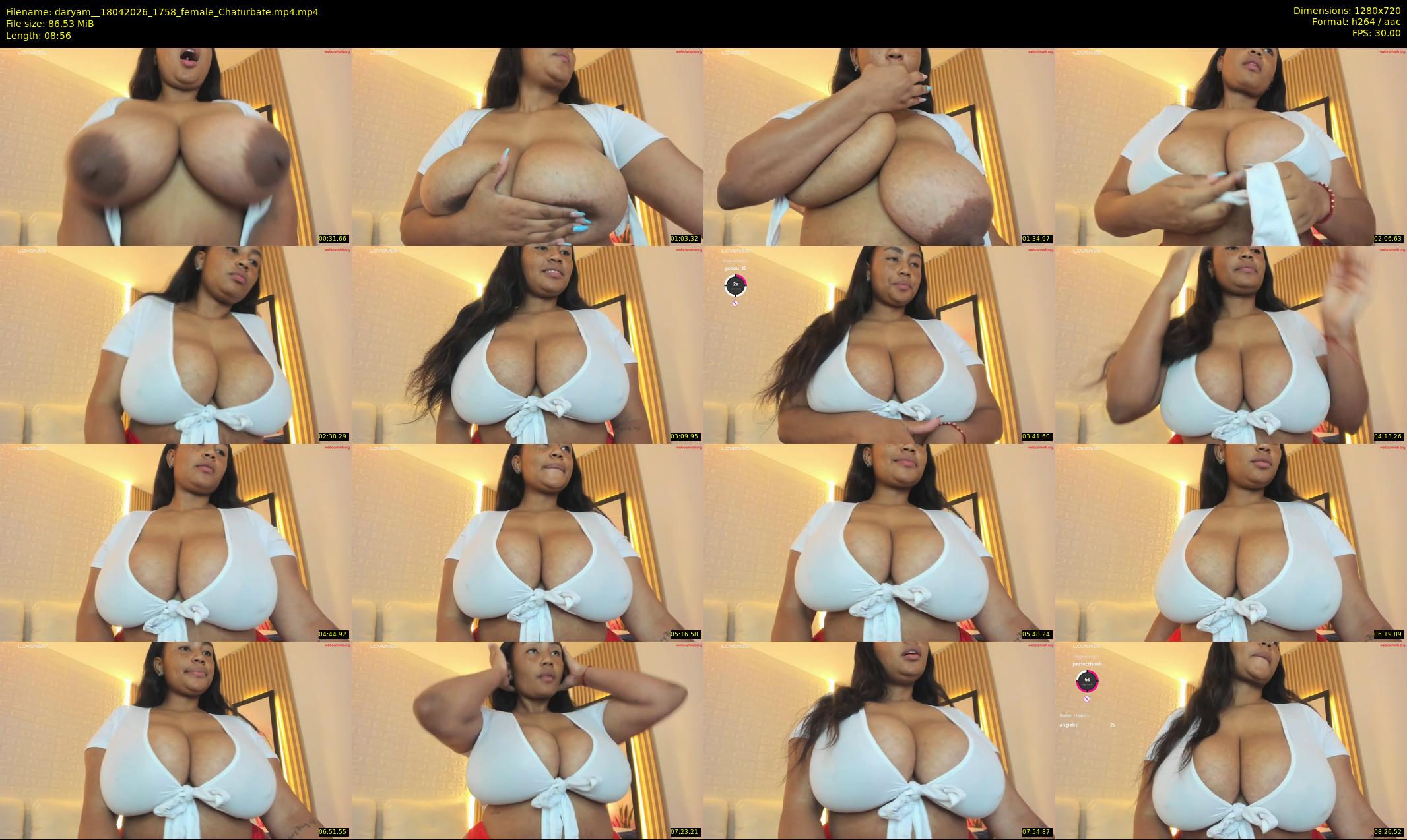 daryam_ — 9 minute Chaturbate female cam show recording, 720p, Apr 18, 2026