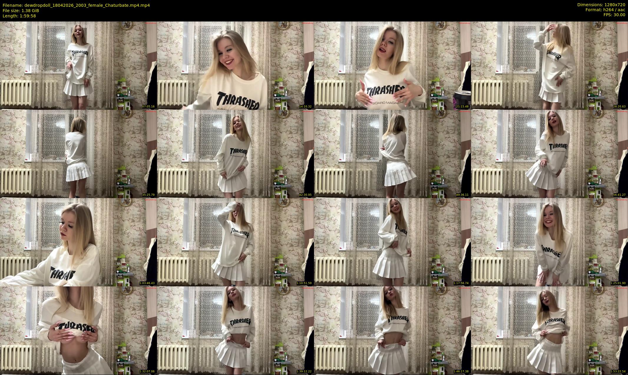 dewdropdoll — 120 minute Chaturbate female cam show recording, 720p, Apr 18, 2026