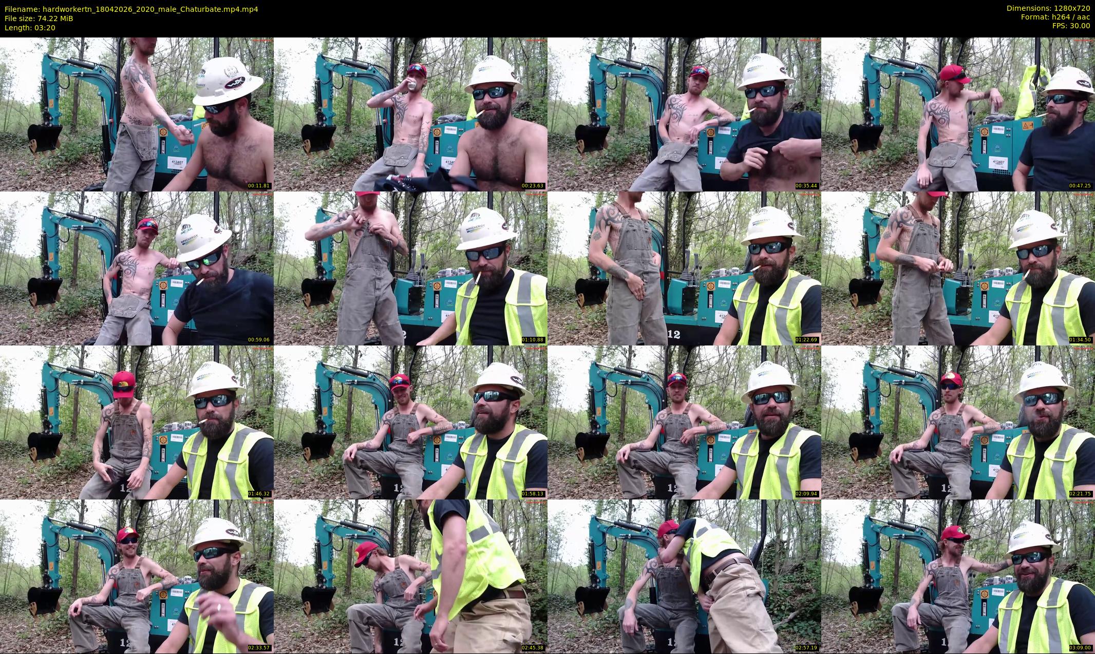hardworkertn — 4 minute Chaturbate male cam show recording, 720p, Apr 18, 2026