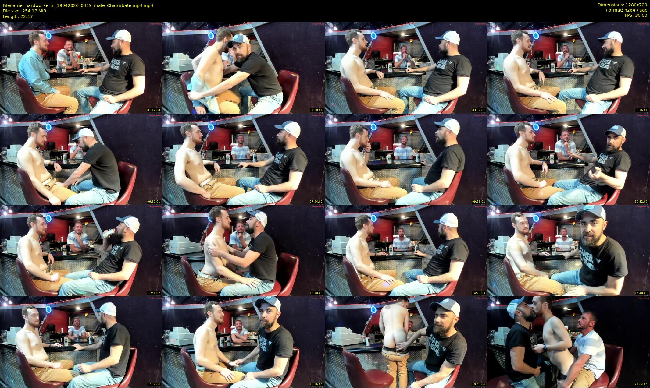 hardworkertn — 23 minute Chaturbate male cam show recording, 720p, Apr 19, 2026
