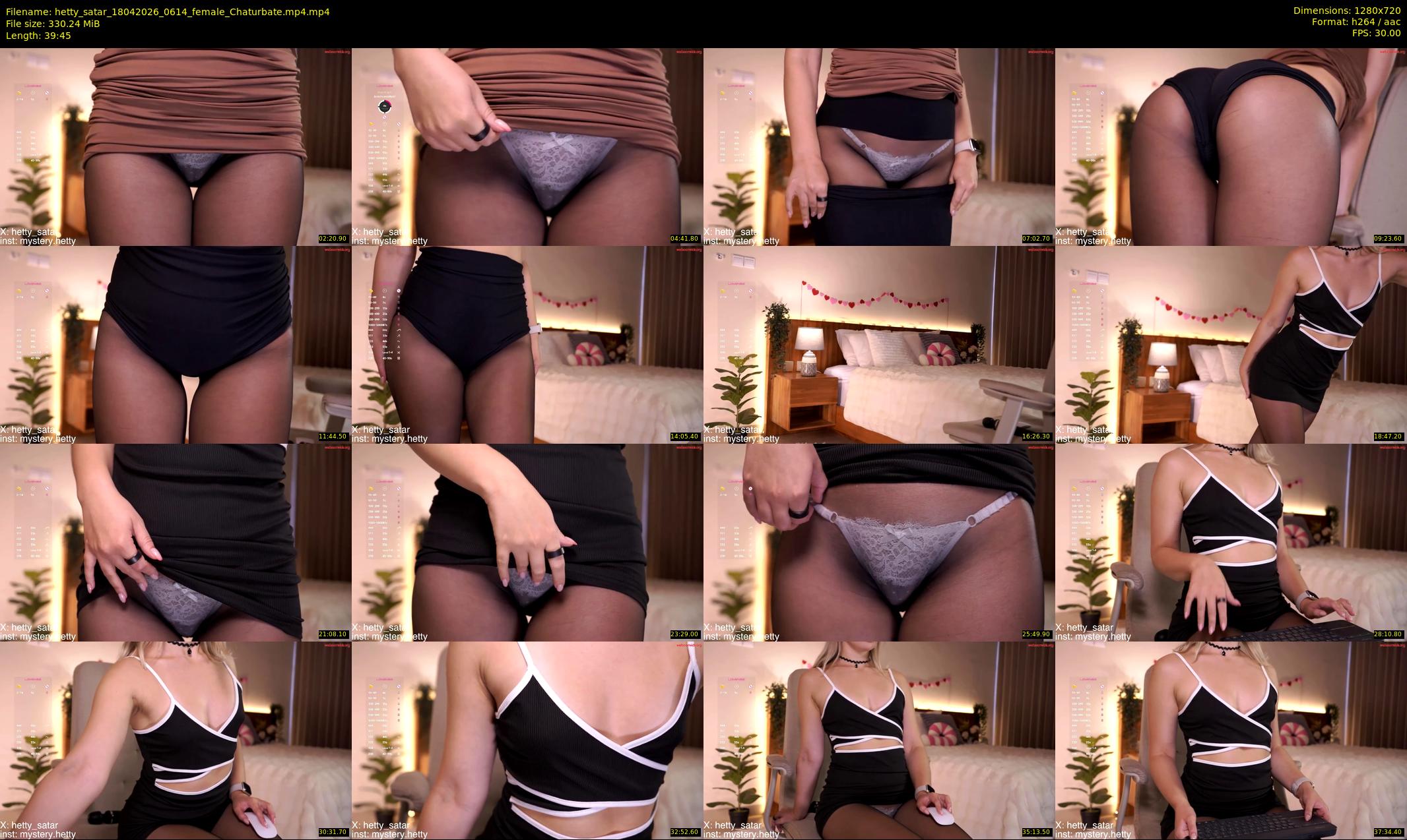 hetty_satar — 40 minute Chaturbate female cam show recording, 720p, Apr 18, 2026