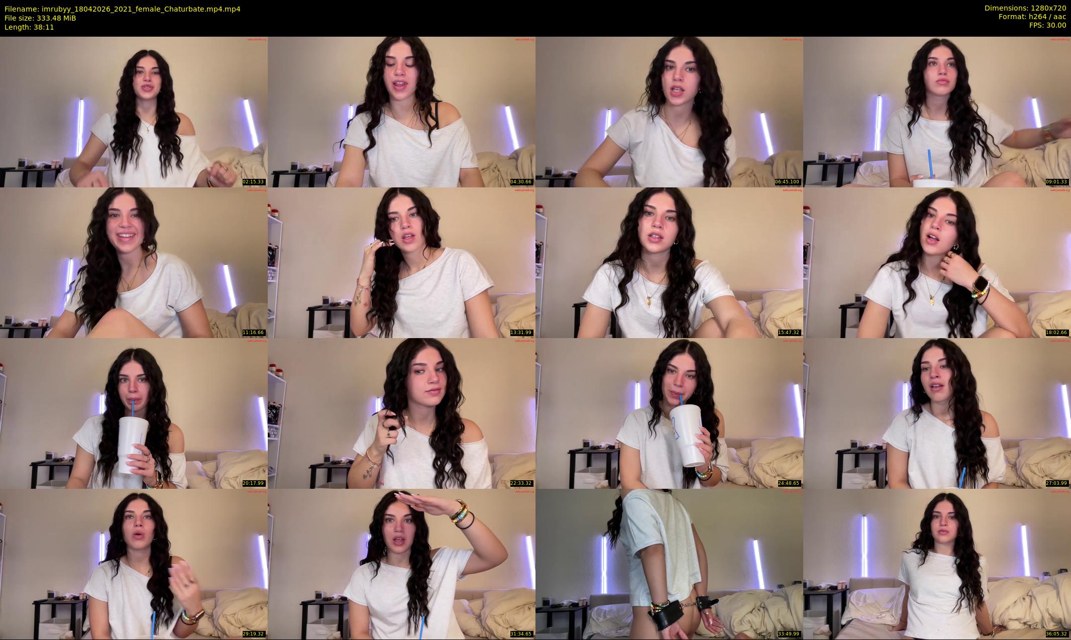 imrubyy — 39 minute Chaturbate female cam show recording, 720p, Apr 18, 2026