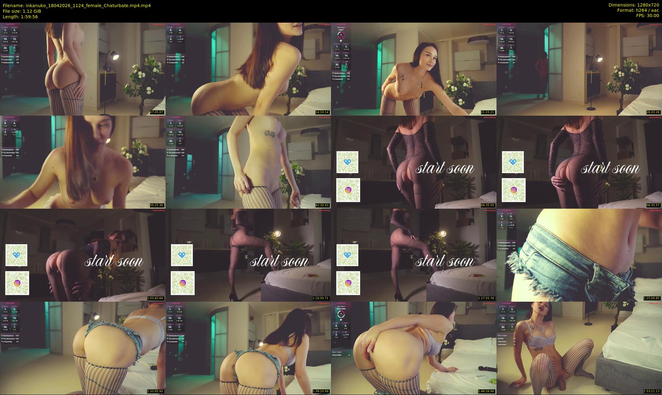 inkanuko — 120 minute Chaturbate couple cam show recording, 720p, Apr 18, 2026