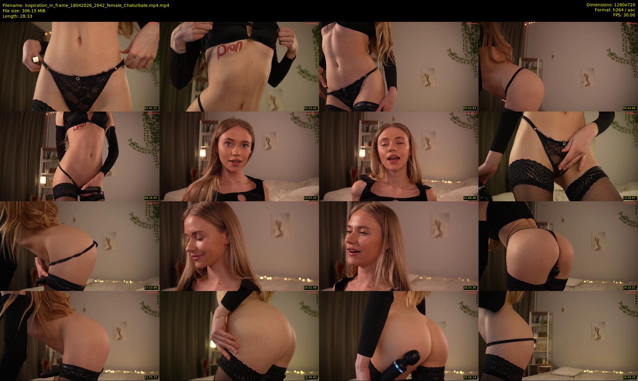 inspiration_in_frame — 29 minute Chaturbate female cam show recording, 720p, Apr 18, 2026